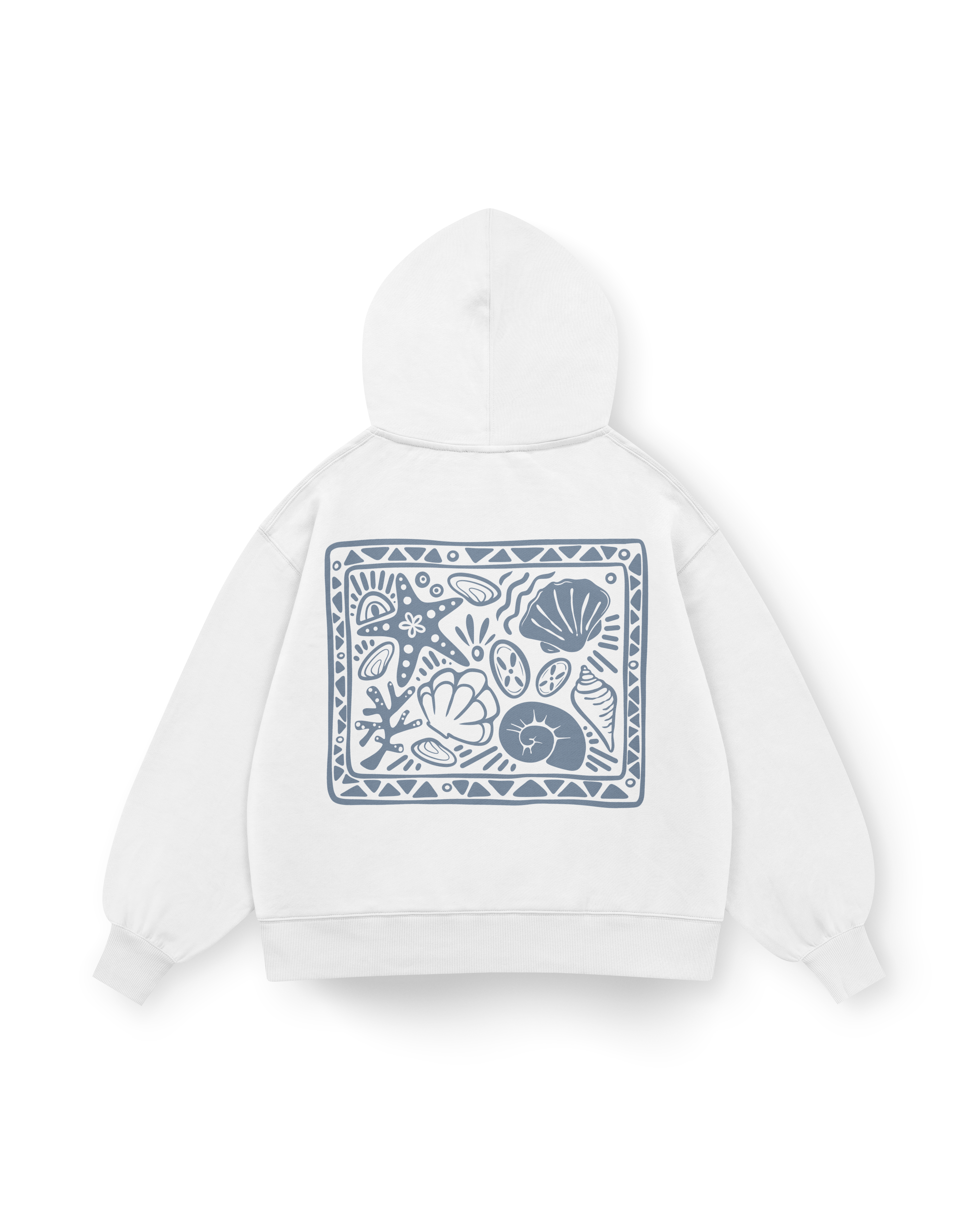 Seashell Party Hoodie Oversized