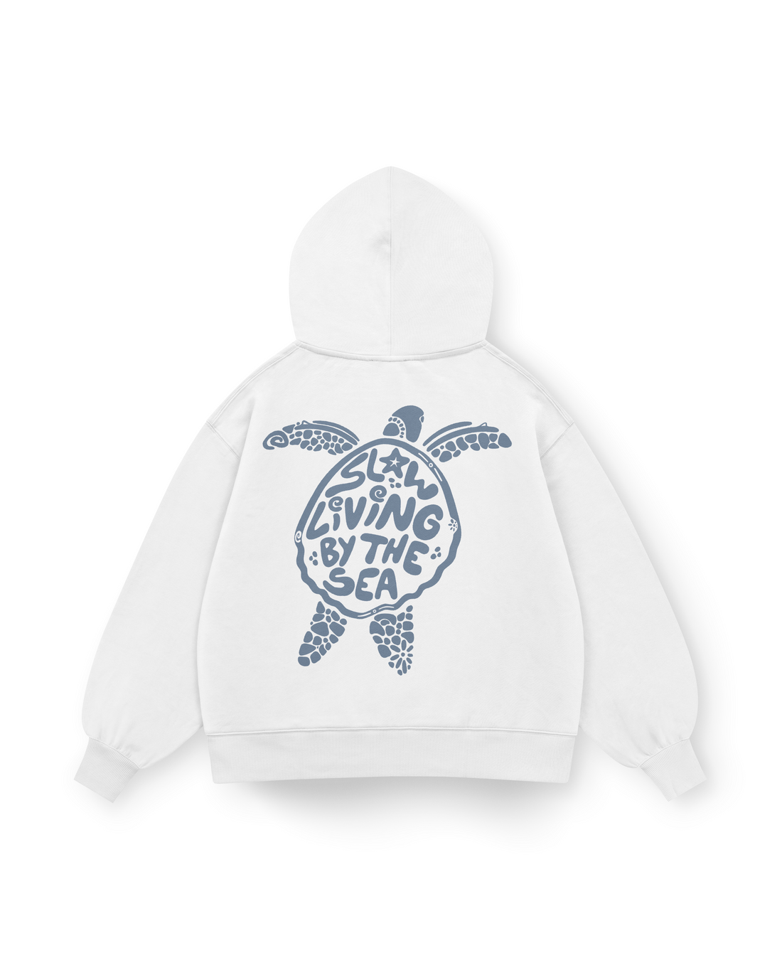 Slow Living By The Sea Hoodie Oversized