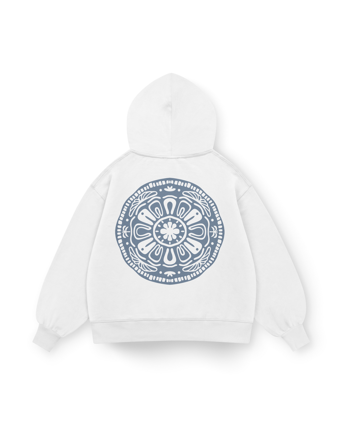 Surf Geometric Hoodie Oversized