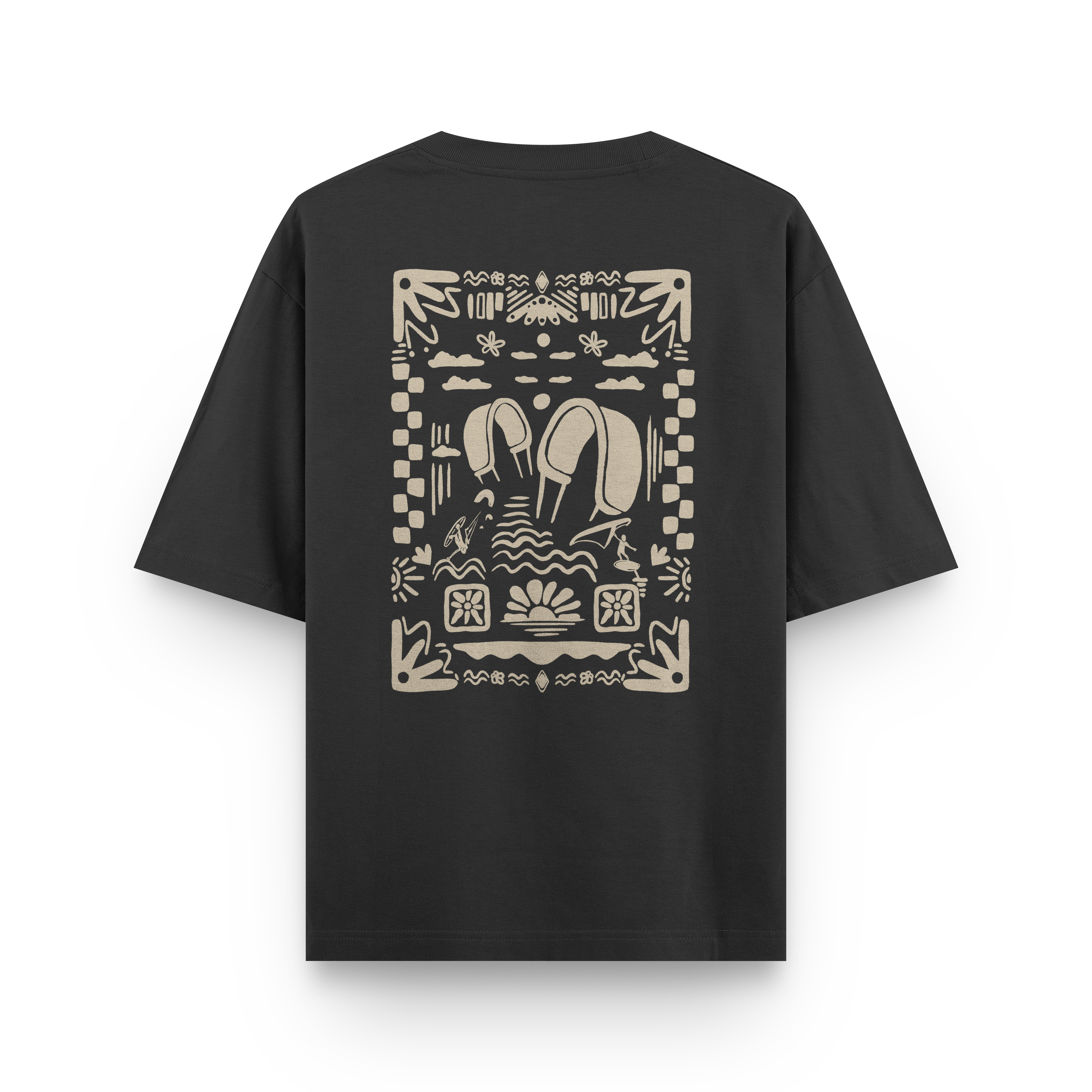 Boho Beach T-Shirt Oversized