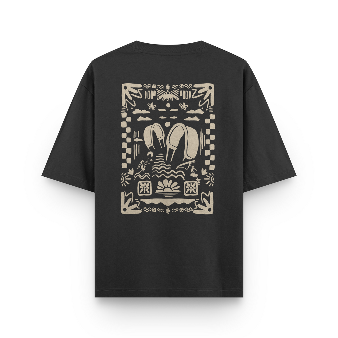 Boho Beach T-Shirt Oversized