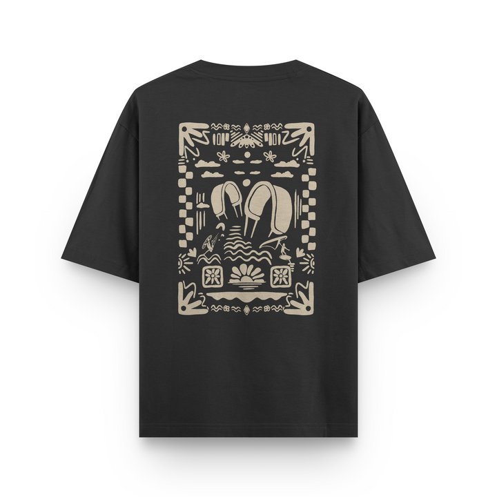 Boho Beach T-Shirt Oversized