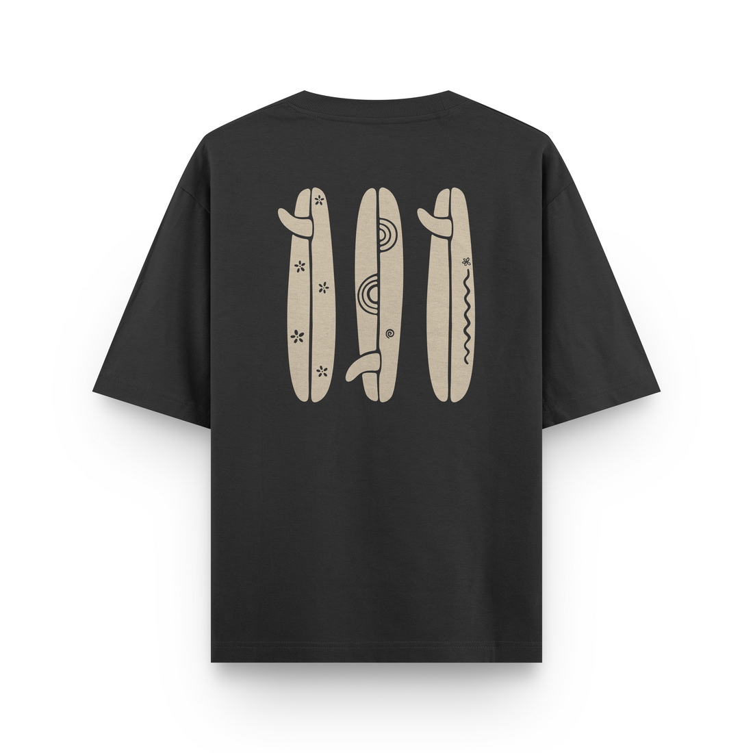 Boho Surfboard T-Shirt Oversized