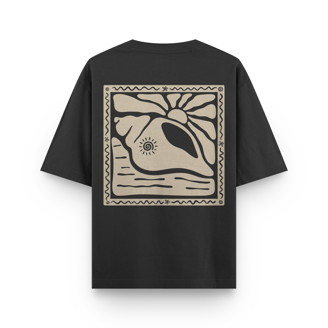 Sunny Seashell T-Shirt Oversized