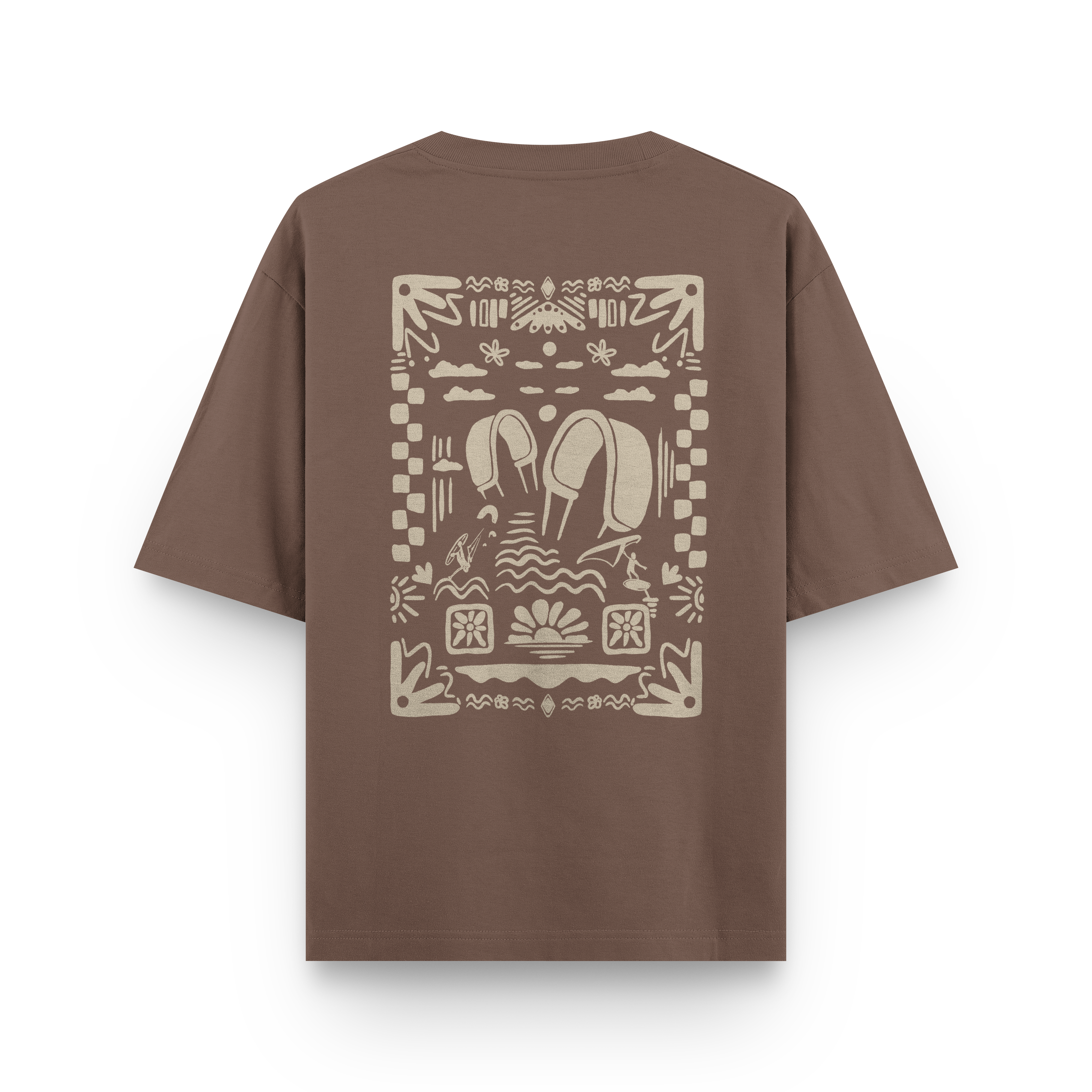 Boho Beach T-Shirt Oversized