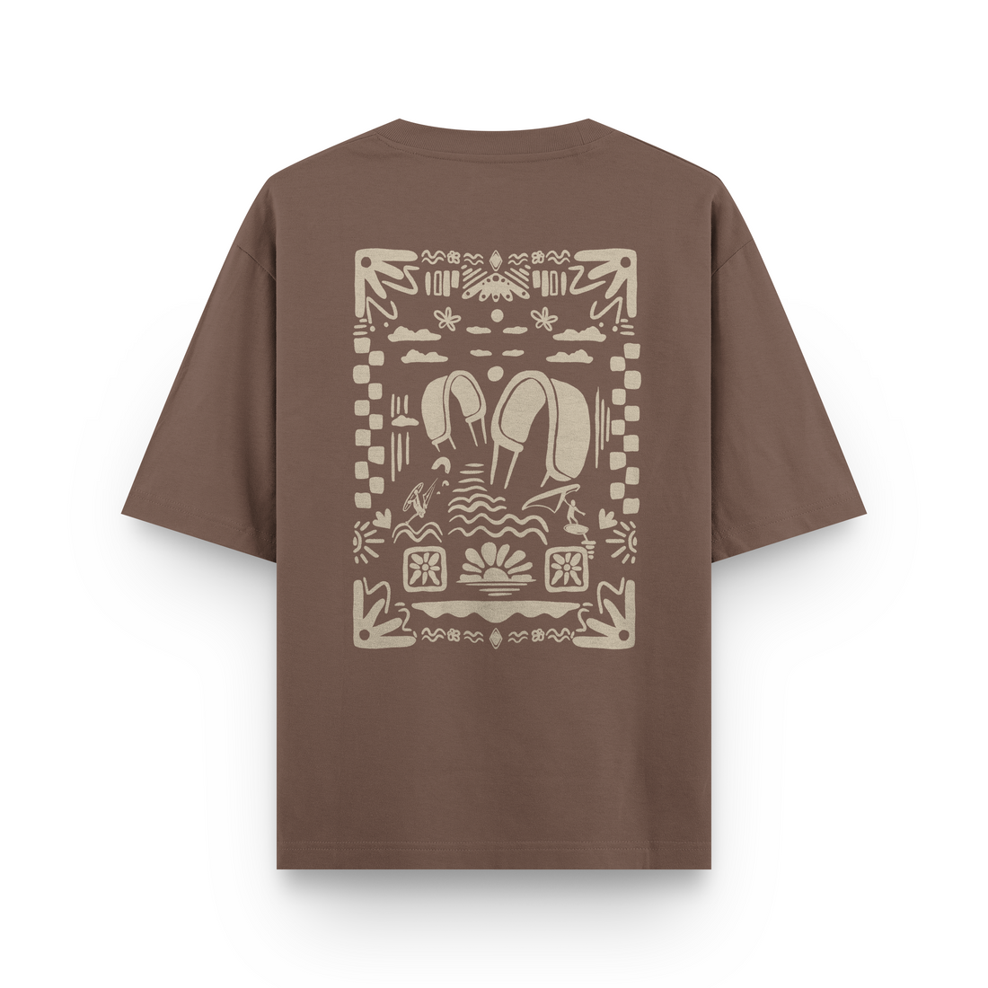 Boho Beach T-Shirt Oversized