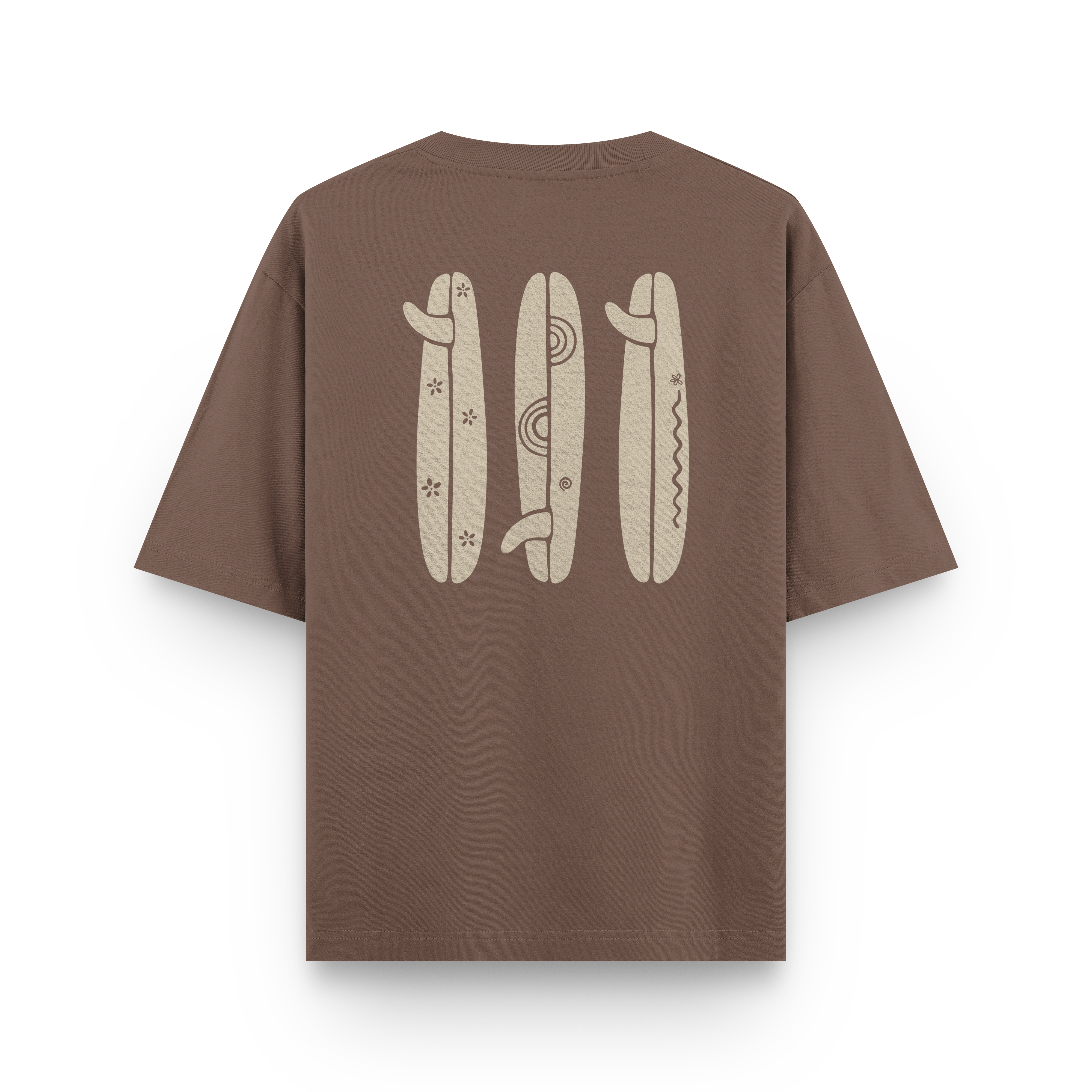 Boho Surfboard T-Shirt Oversized