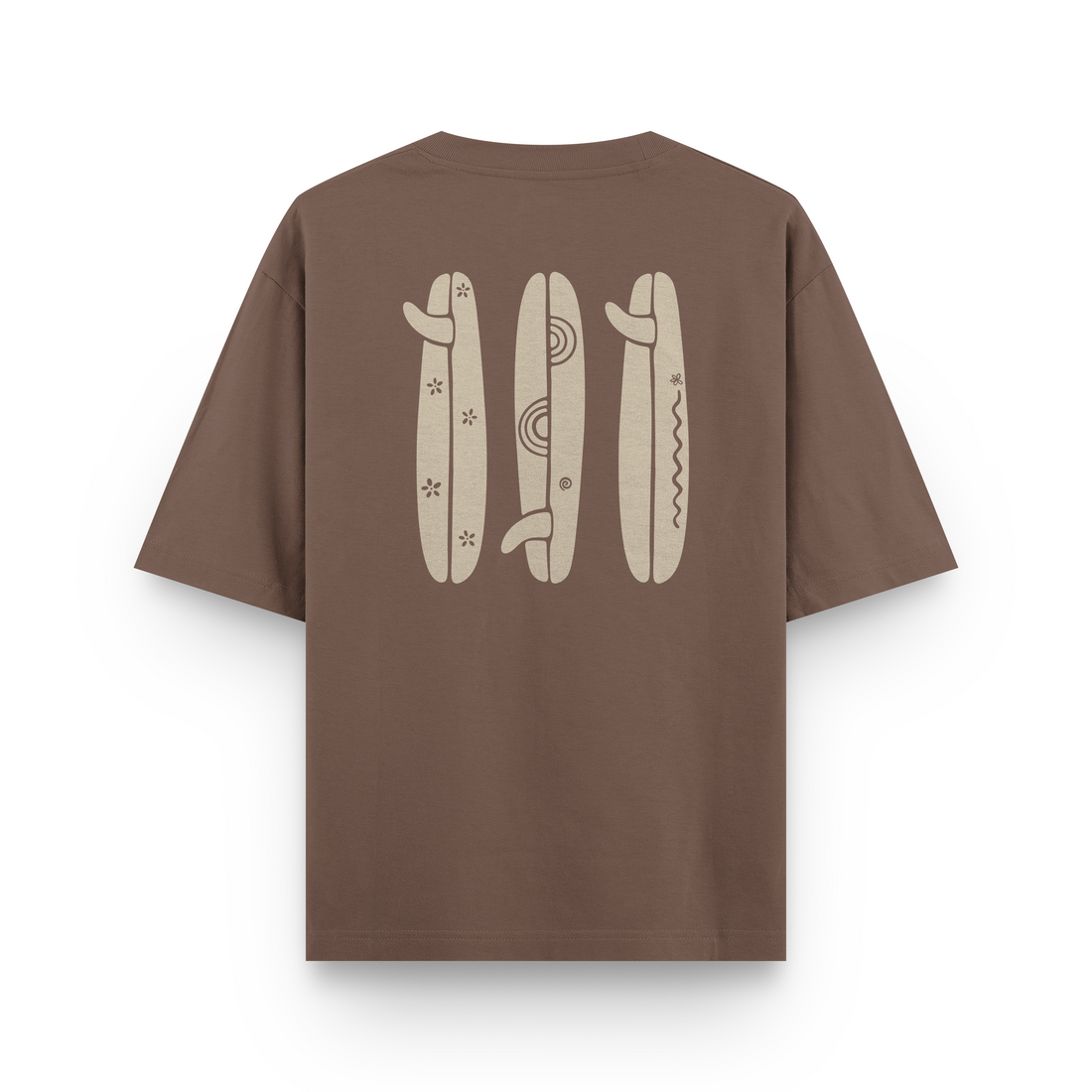 Boho Surfboard T-Shirt Oversized