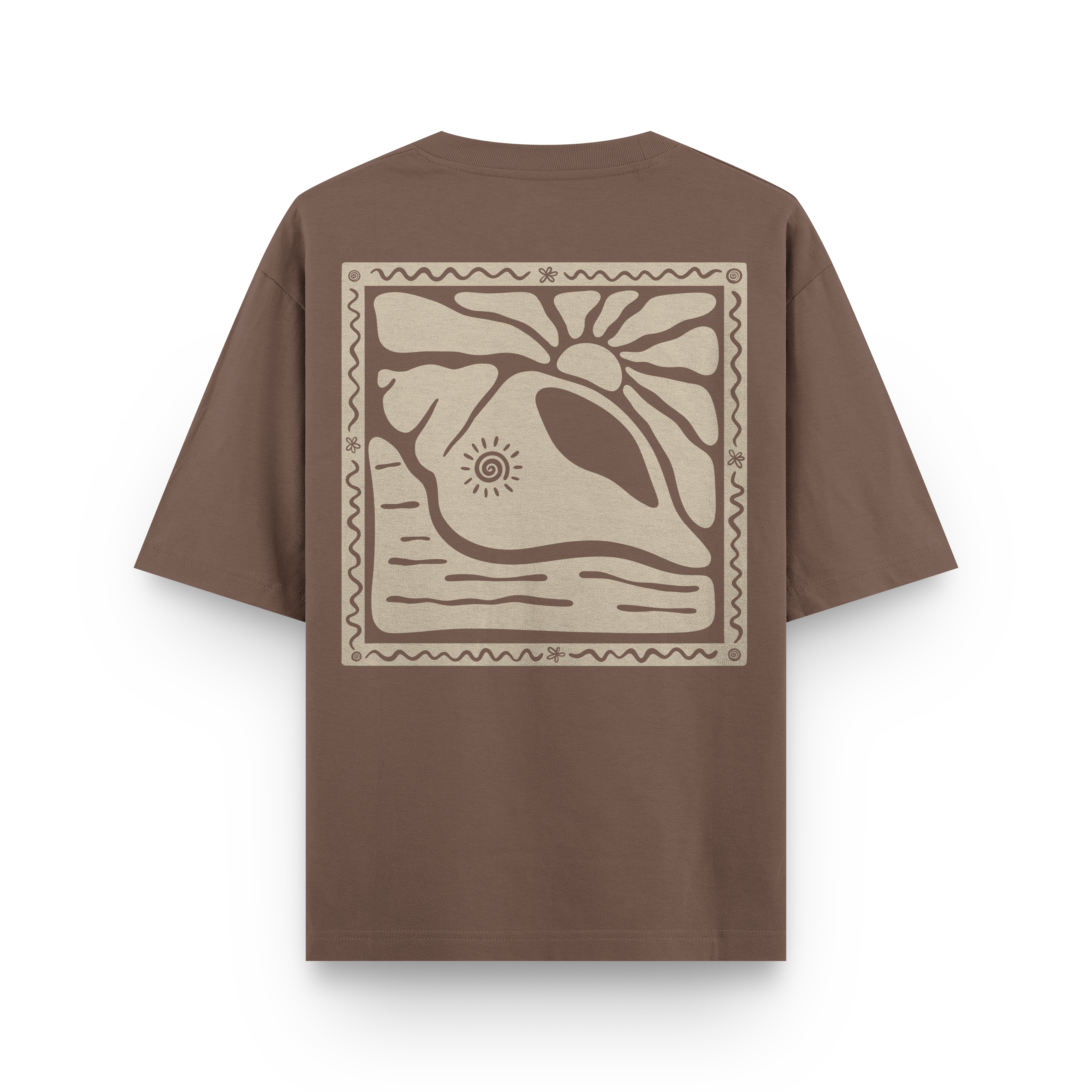 Sunny Seashell T-Shirt Oversized