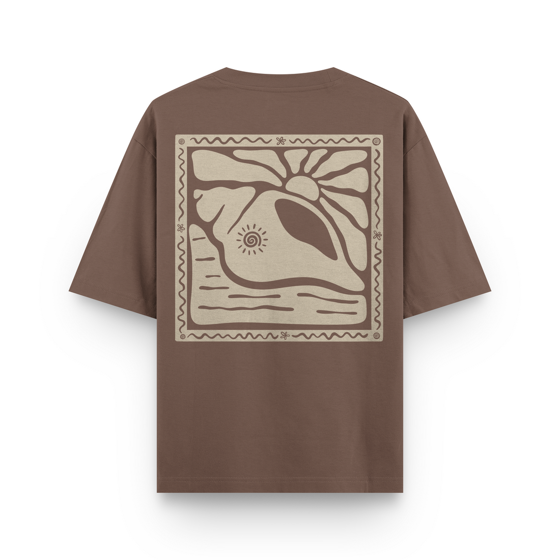 Sunny Seashell T-Shirt Oversized