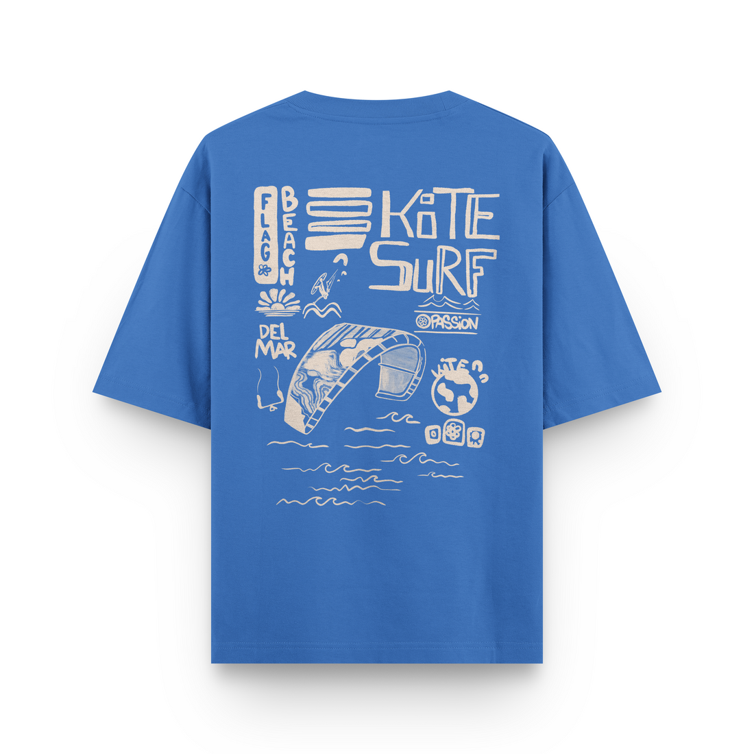 Flag Beach Oversized T-Shirt