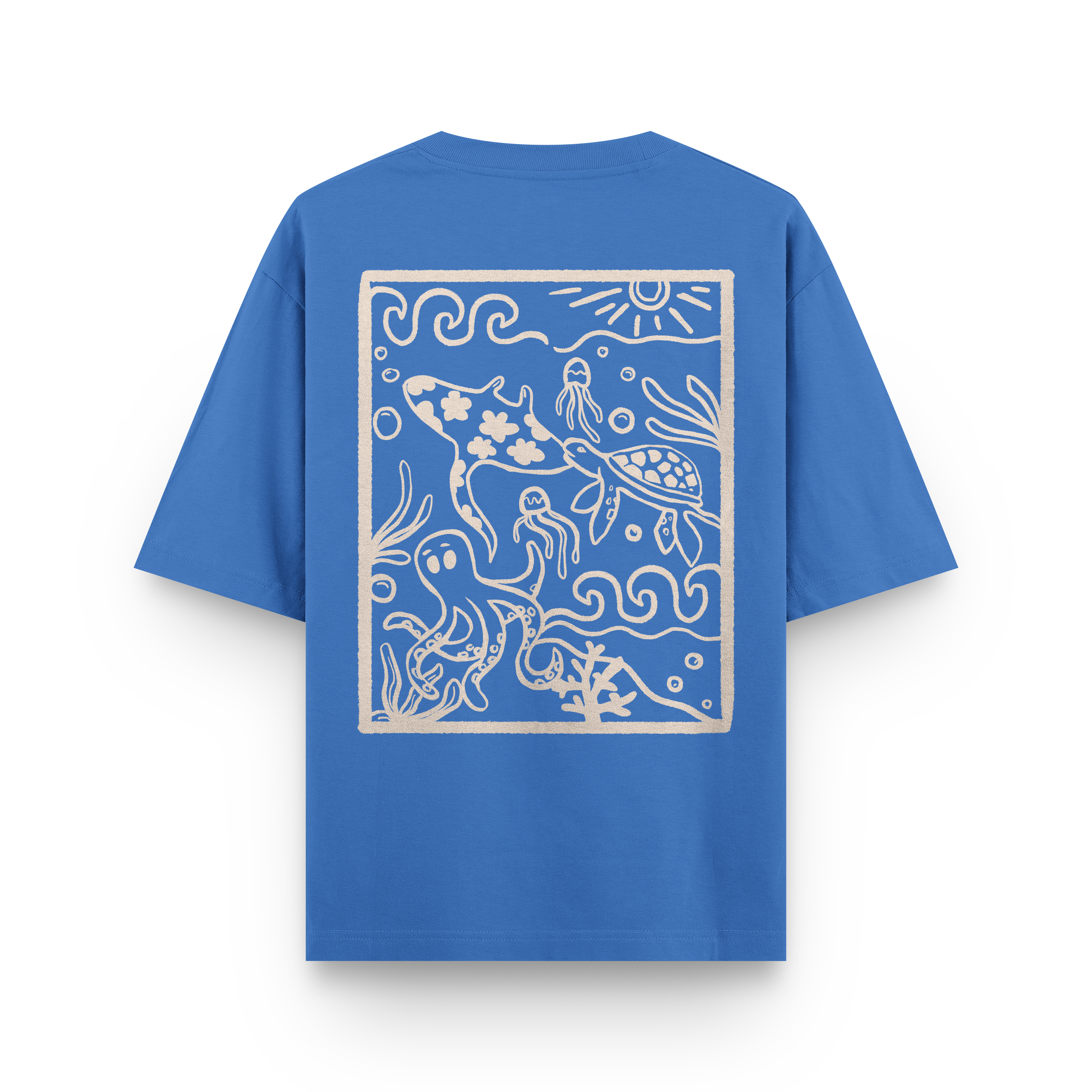 Ocean Creatures Oversized T-Shirt