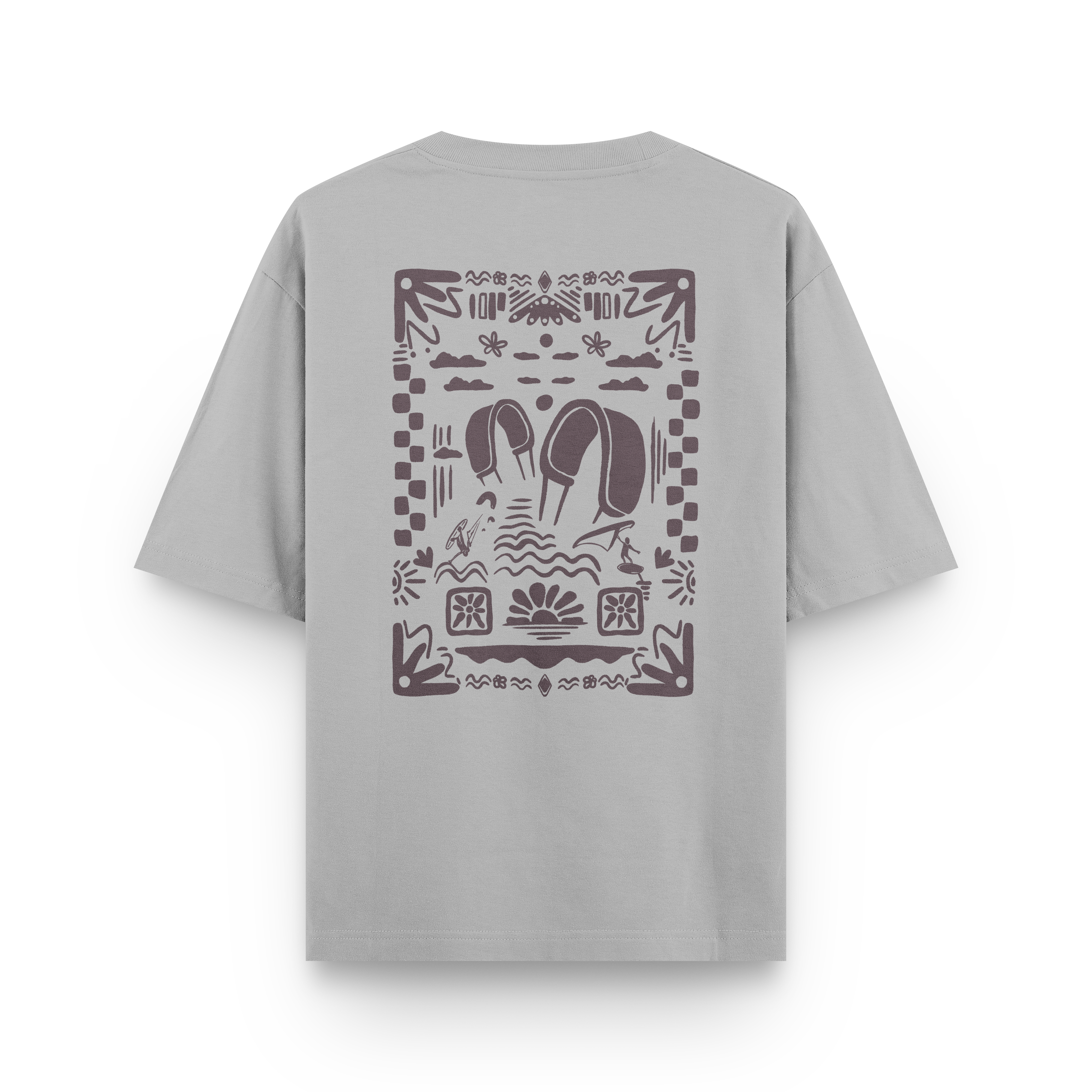 Boho Beach T-Shirt Oversized