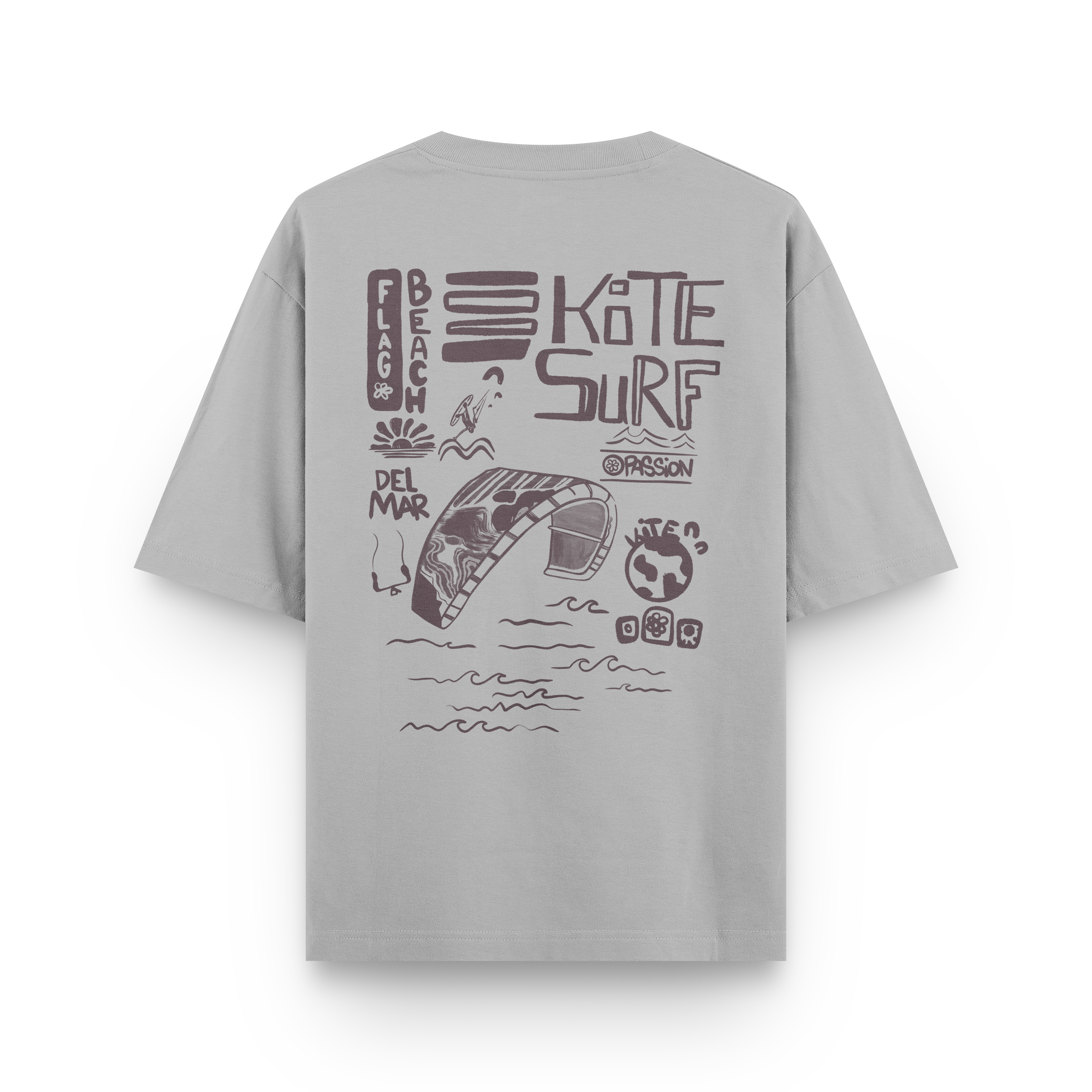 Flag Beach Oversized T-Shirt