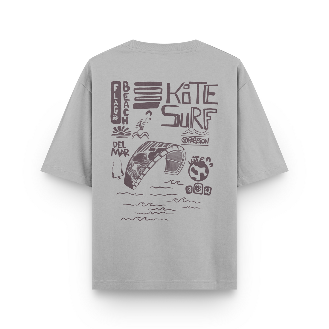 Flag Beach Oversized T-Shirt