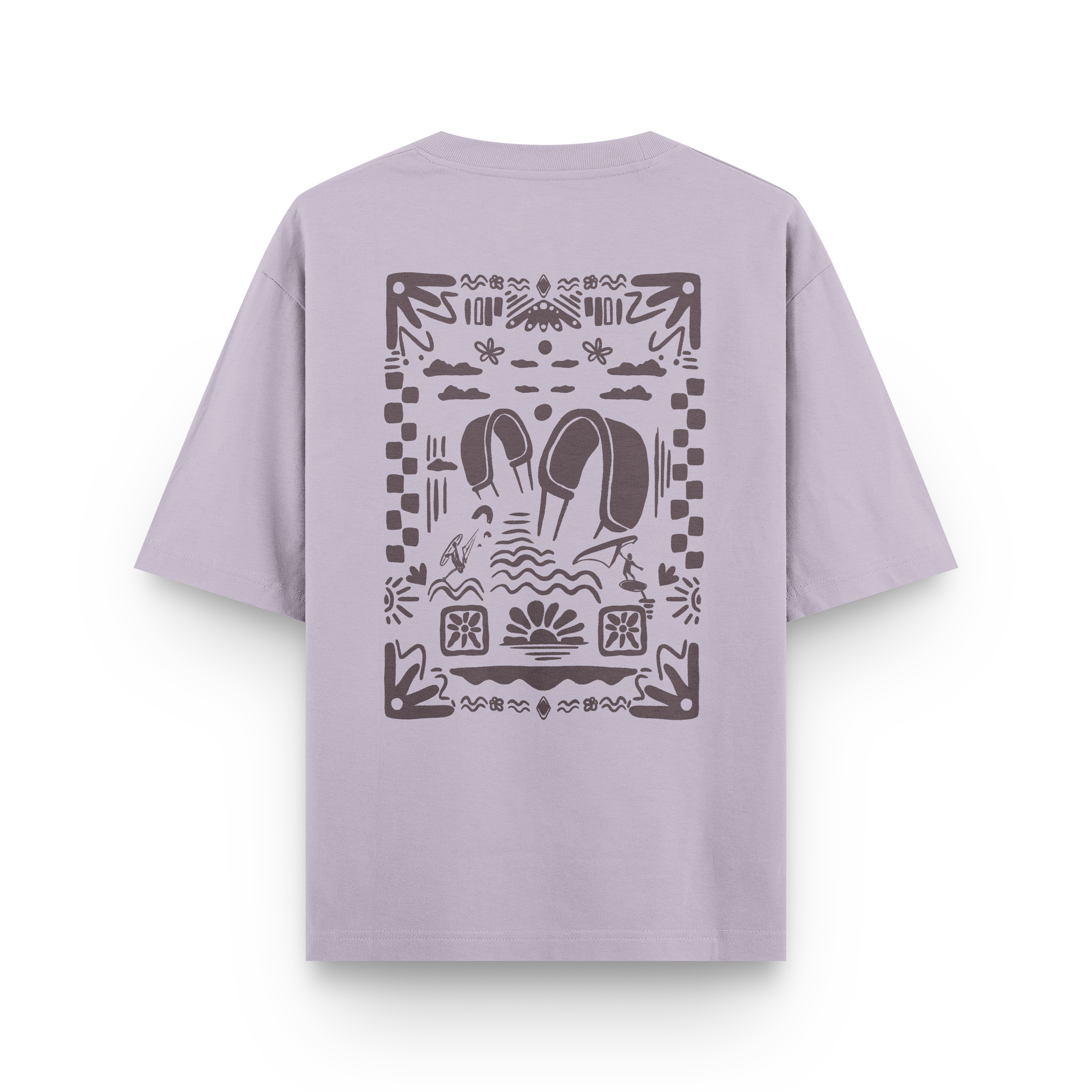 Boho Beach T-Shirt Oversized