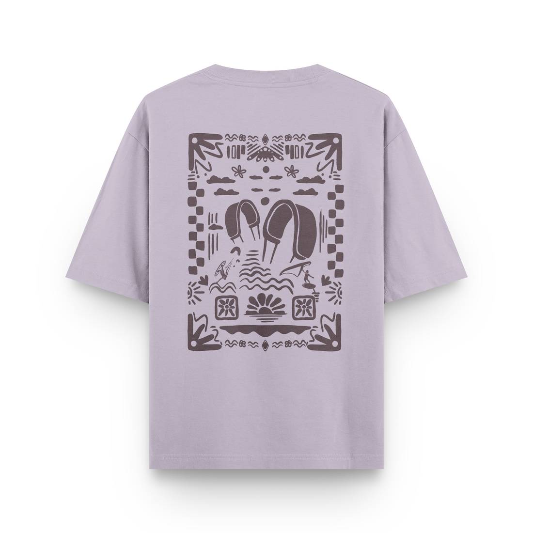Boho Beach T-Shirt Oversized