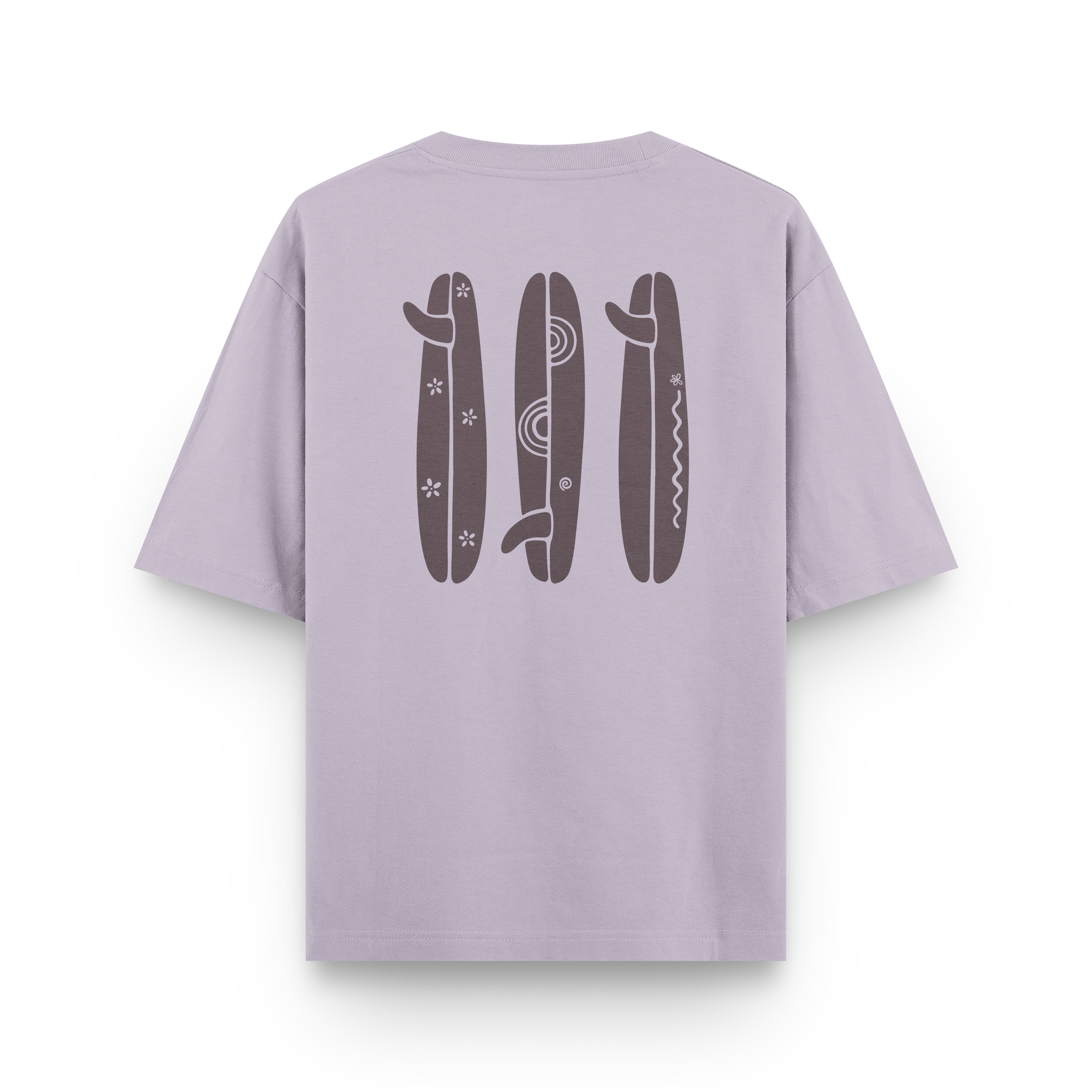 Boho Surfboard T-Shirt Oversized