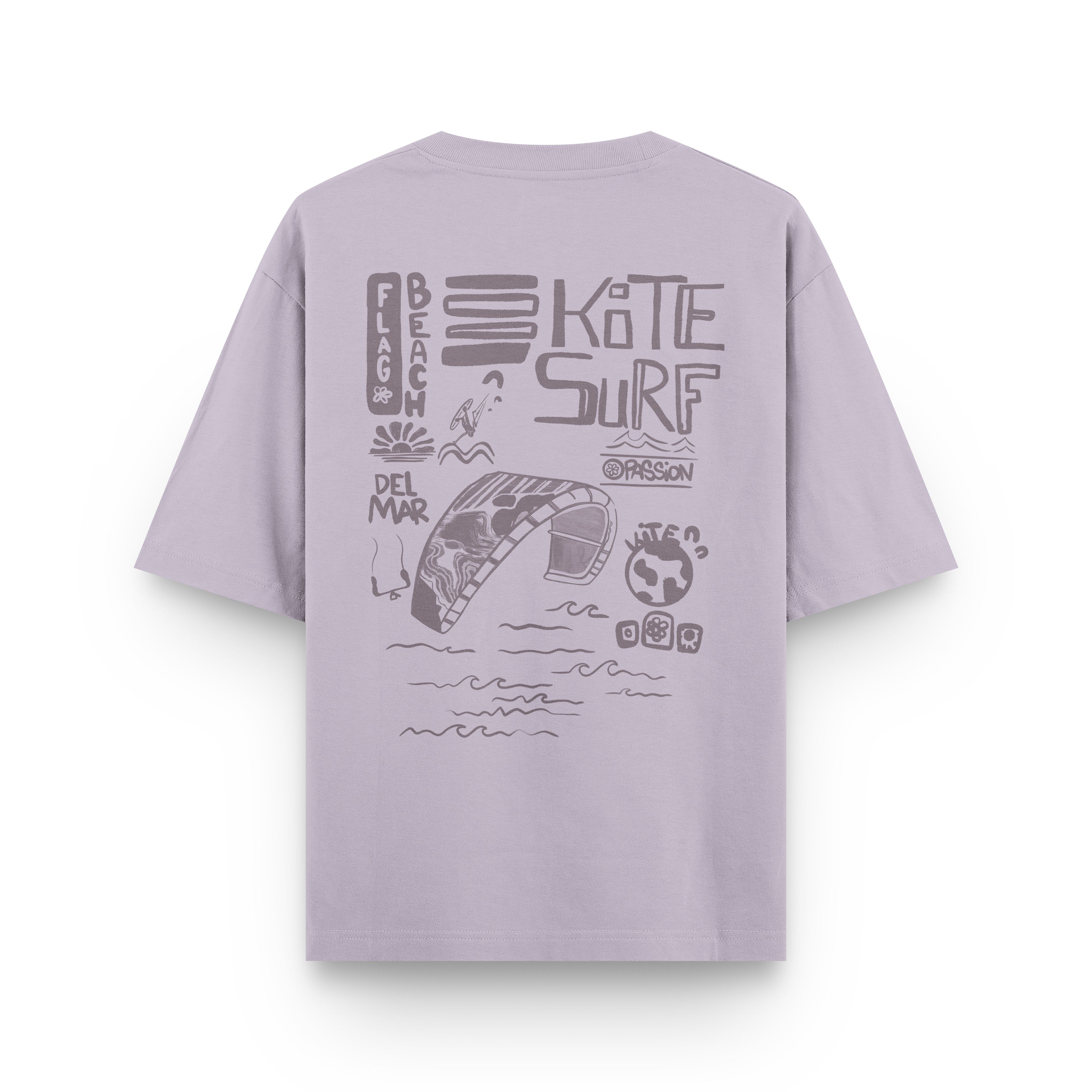 Flag Beach Oversized T-Shirt