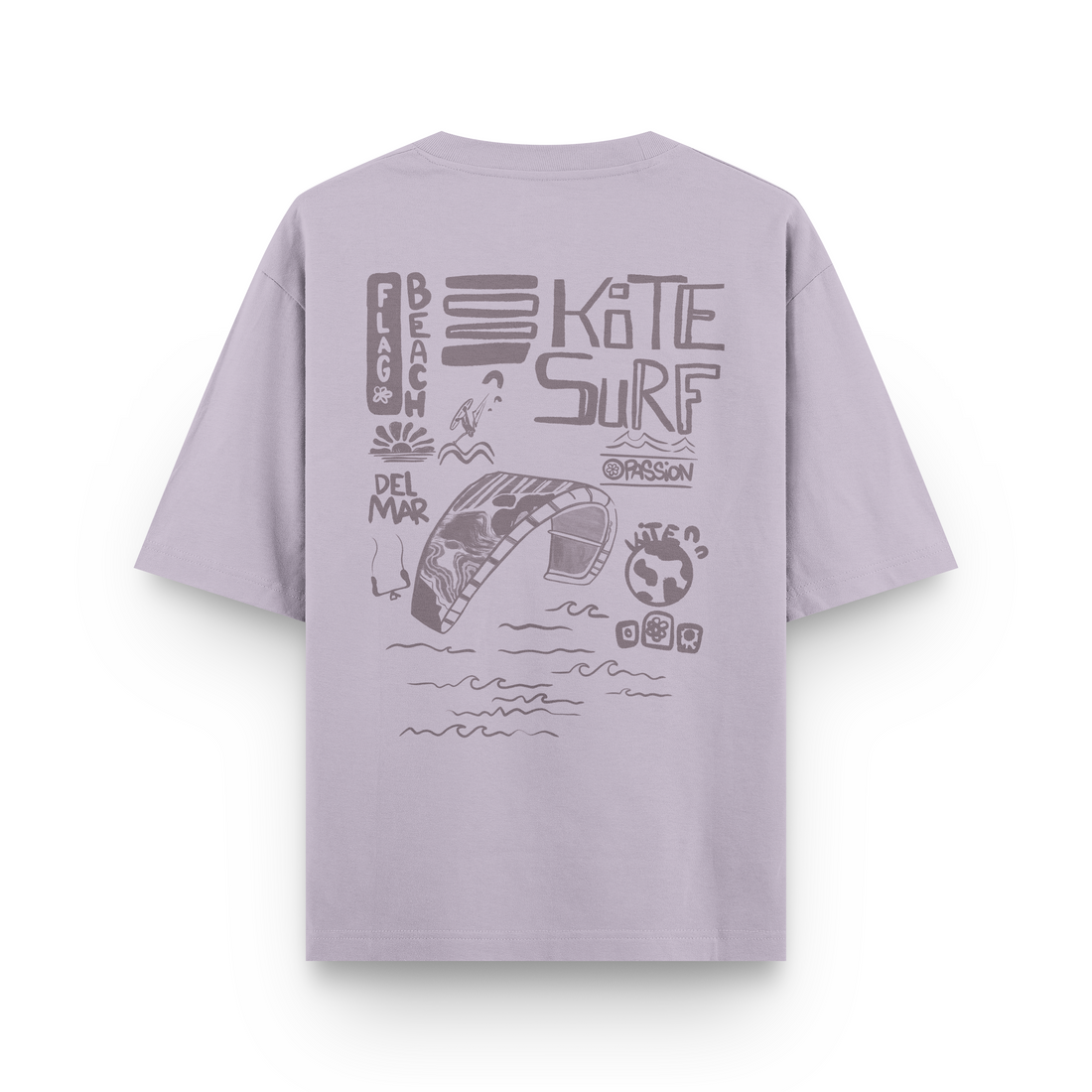 Flag Beach Oversized T-Shirt