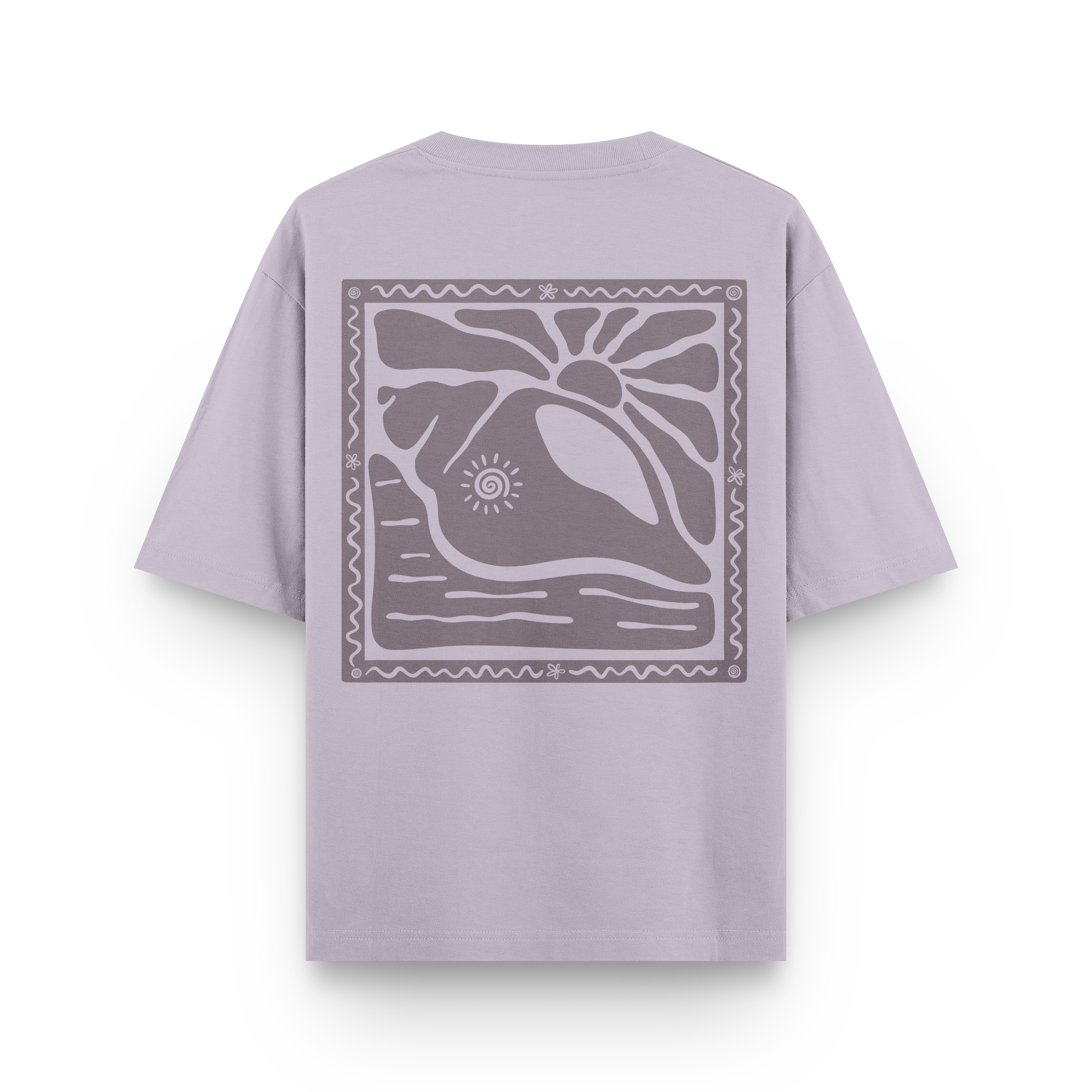 Sunny Seashell T-Shirt Oversized