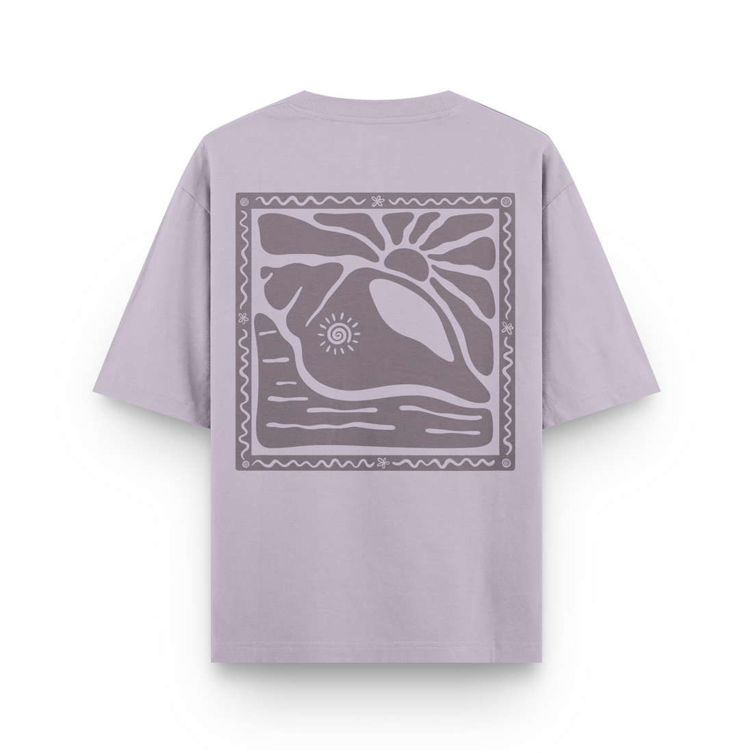 Sunny Seashell T-Shirt Oversized
