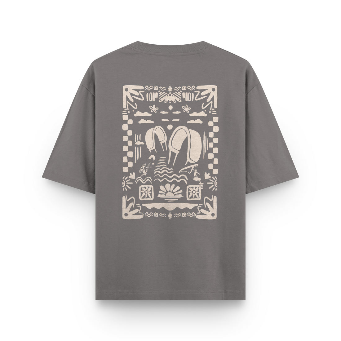 Boho Beach T-Shirt Oversized