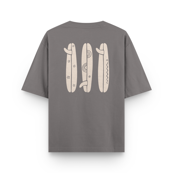 Boho Surfboard T-Shirt Oversized