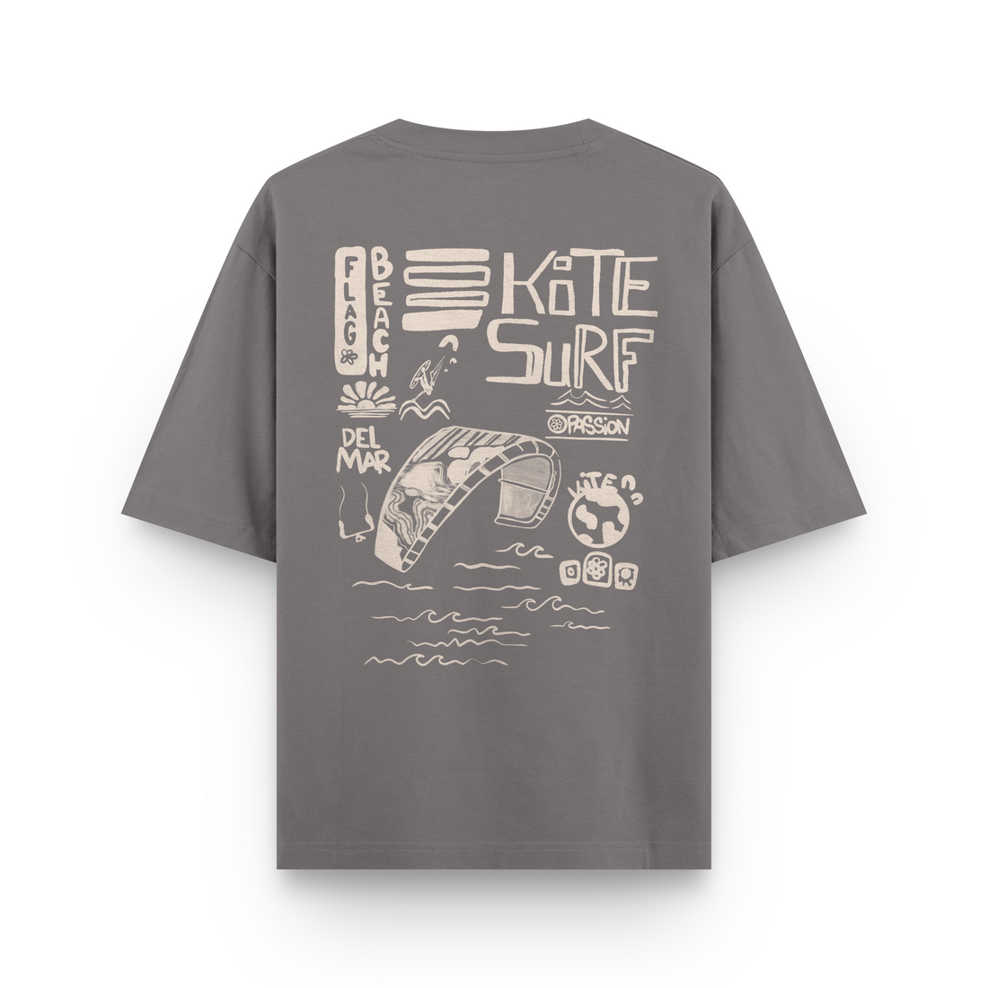 Flag Beach Oversized T-Shirt