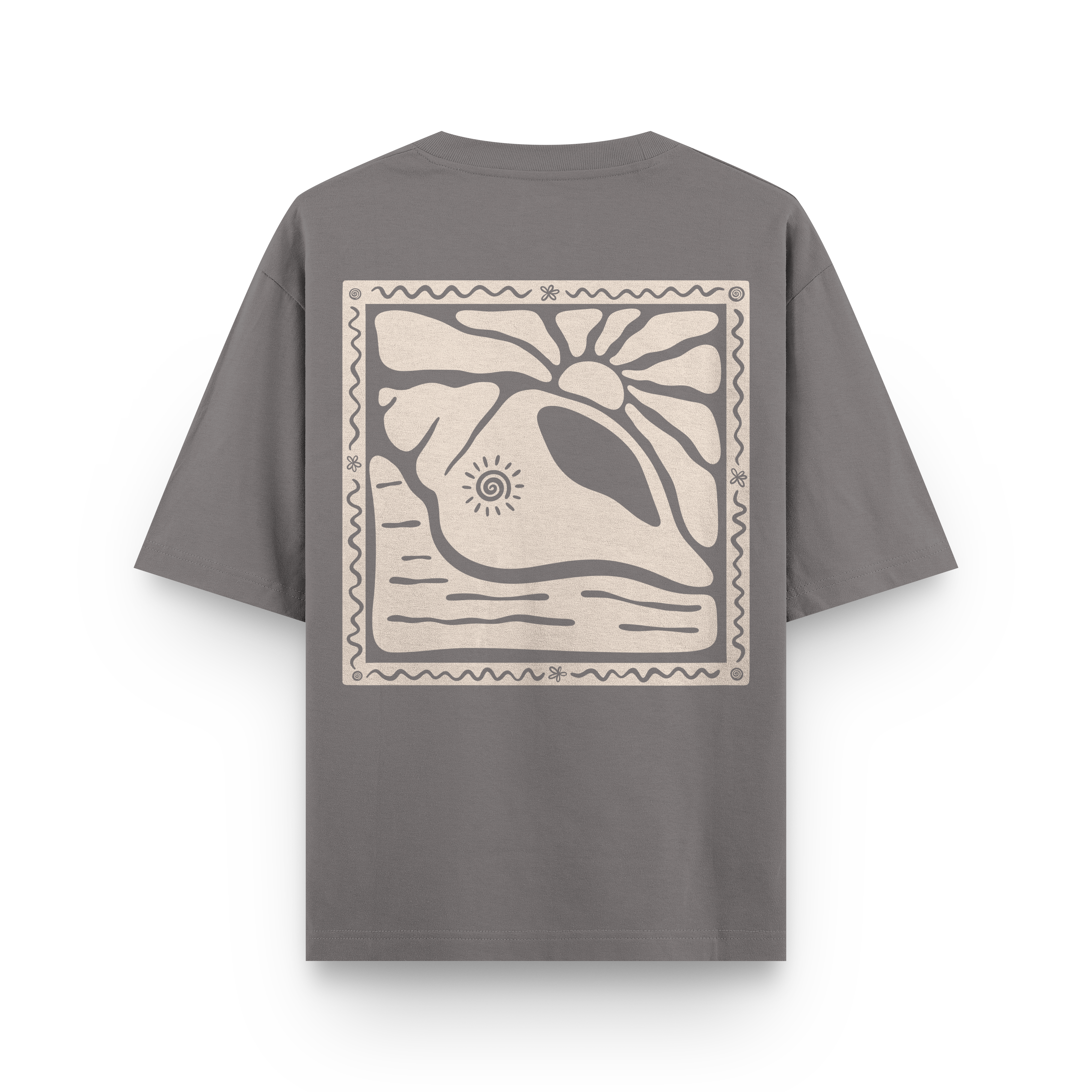 Sunny Seashell T-Shirt Oversized