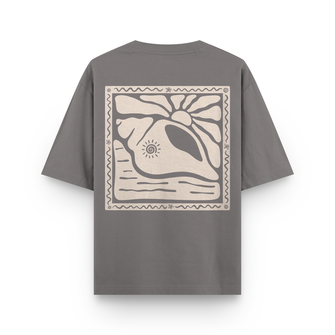 Sunny Seashell T-Shirt Oversized