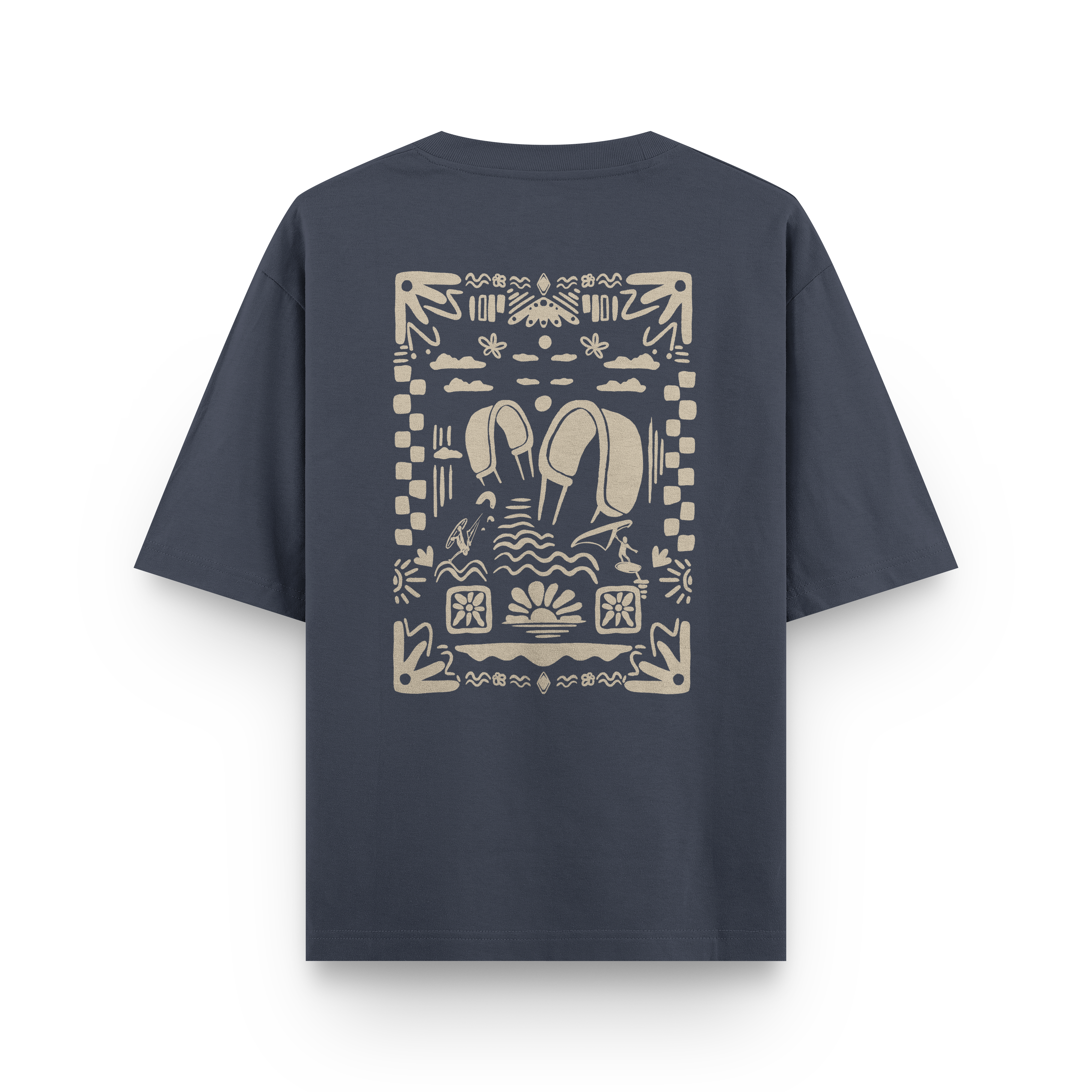 Boho Beach T-Shirt Oversized