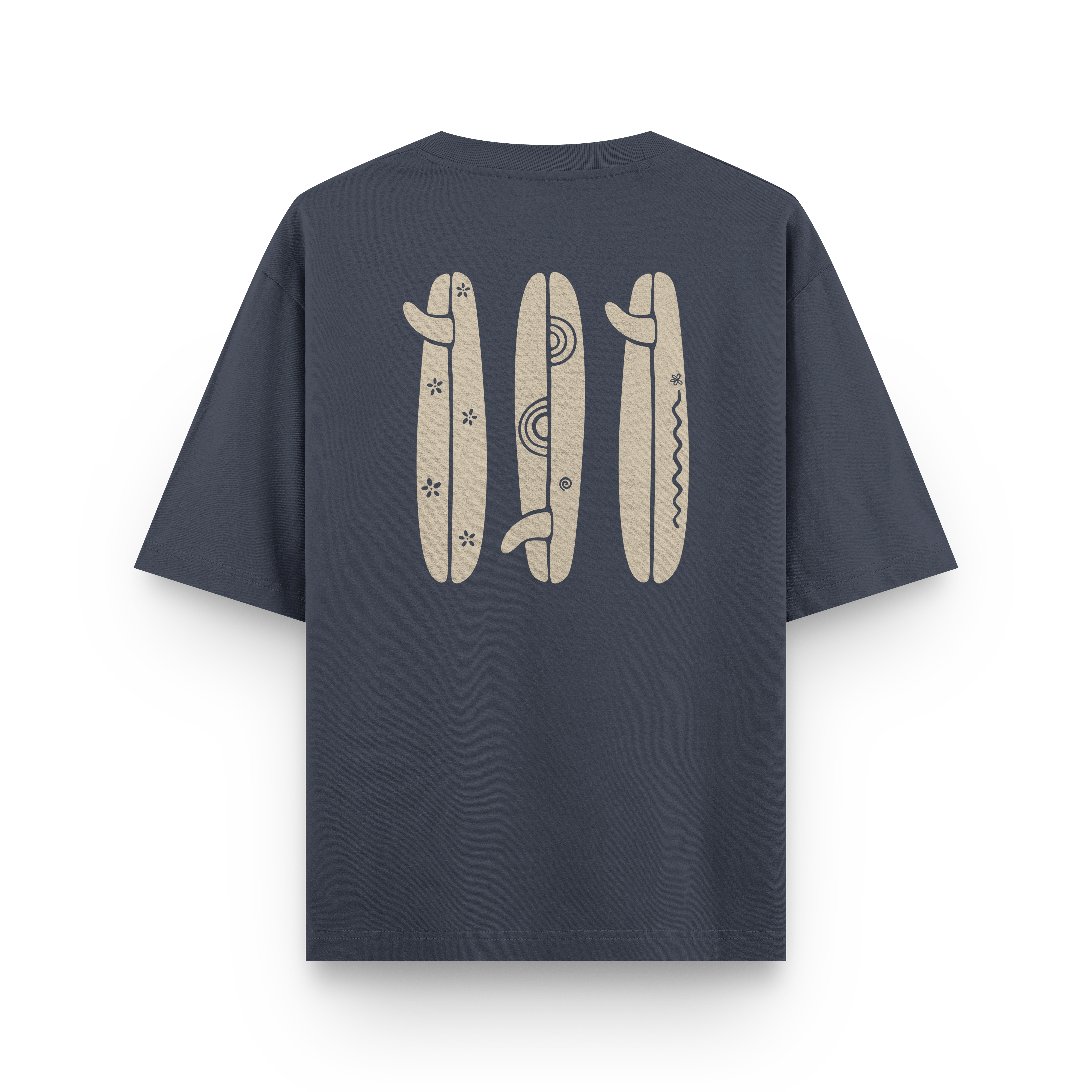 Boho Surfboard T-Shirt Oversized
