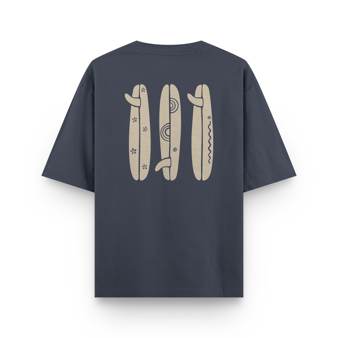 Boho Surfboard T-Shirt Oversized