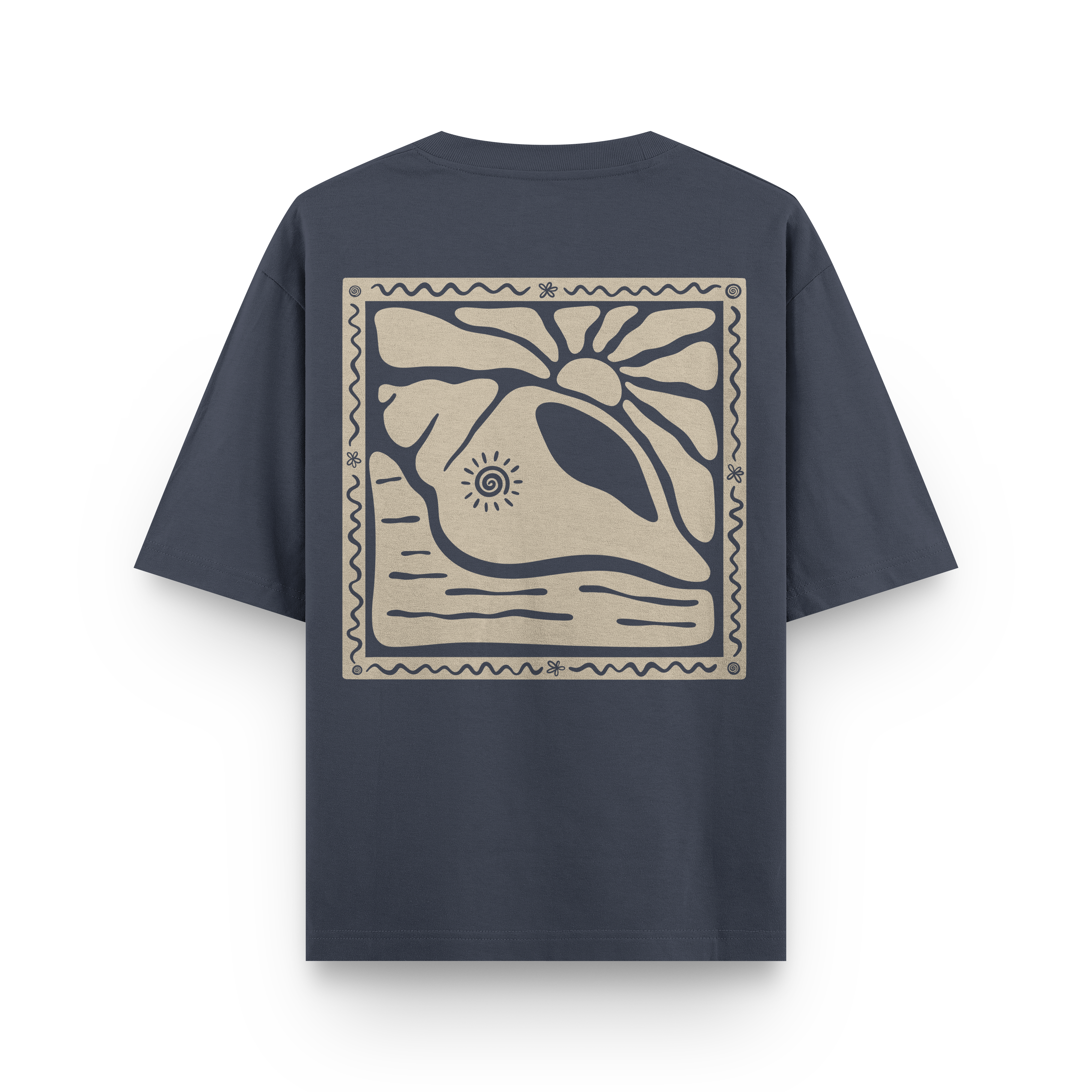 Sunny Seashell T-Shirt Oversized