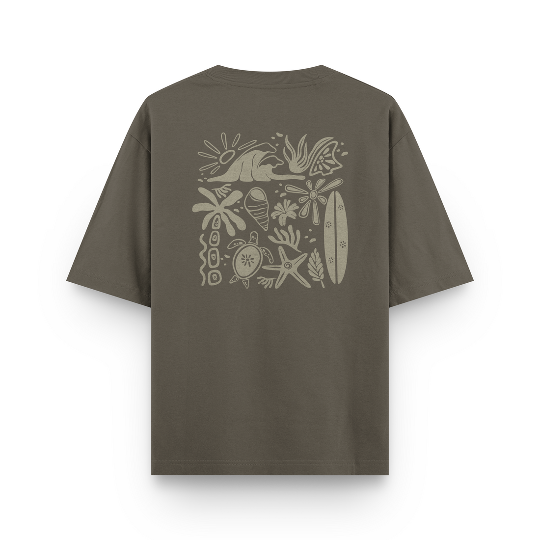 Beachy Vibes Oversized T-Shirt