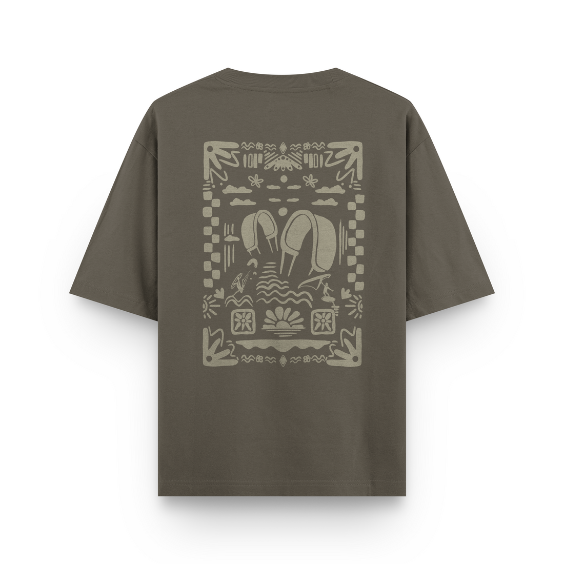 Boho Beach T-Shirt Oversized