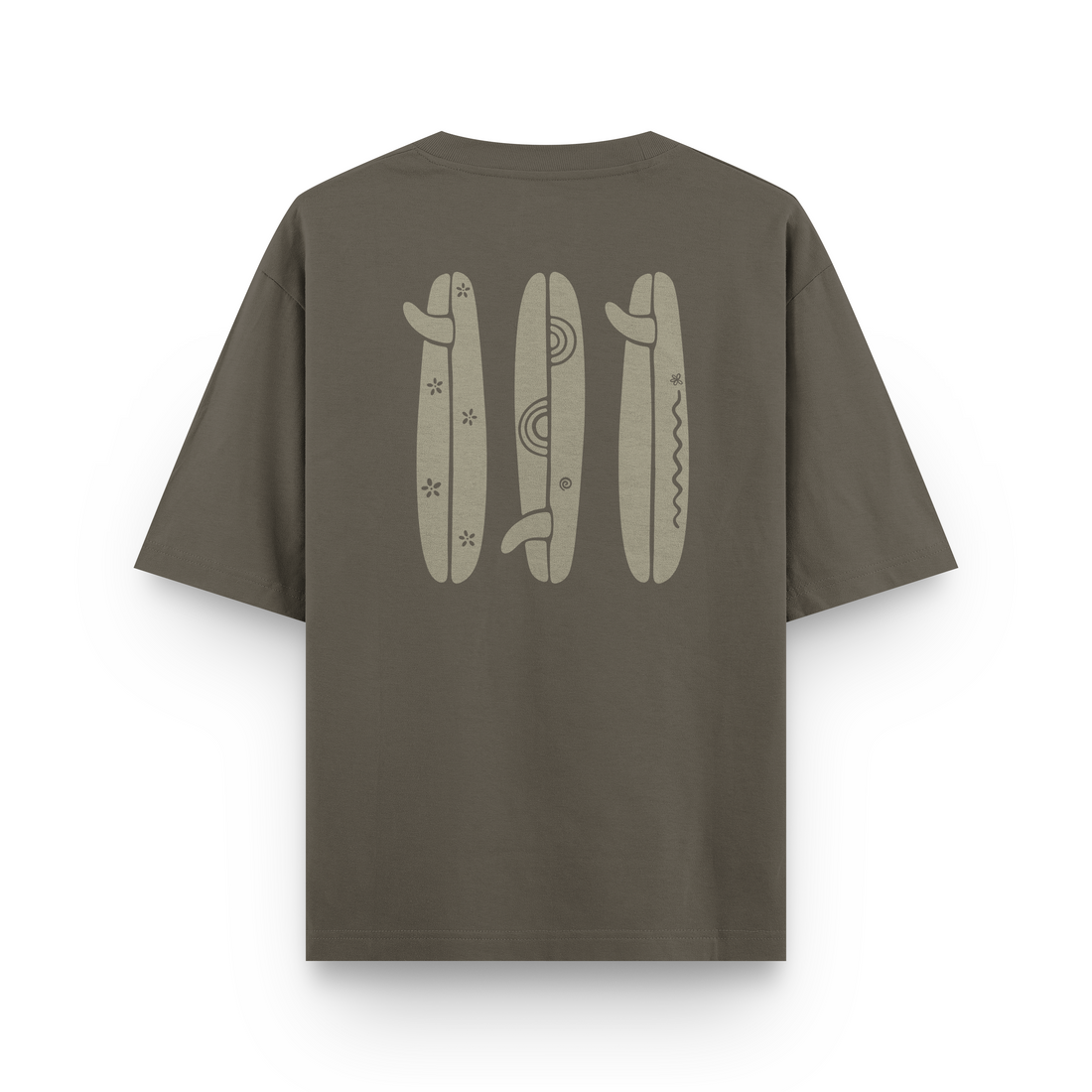 Boho Surfboard T-Shirt Oversized