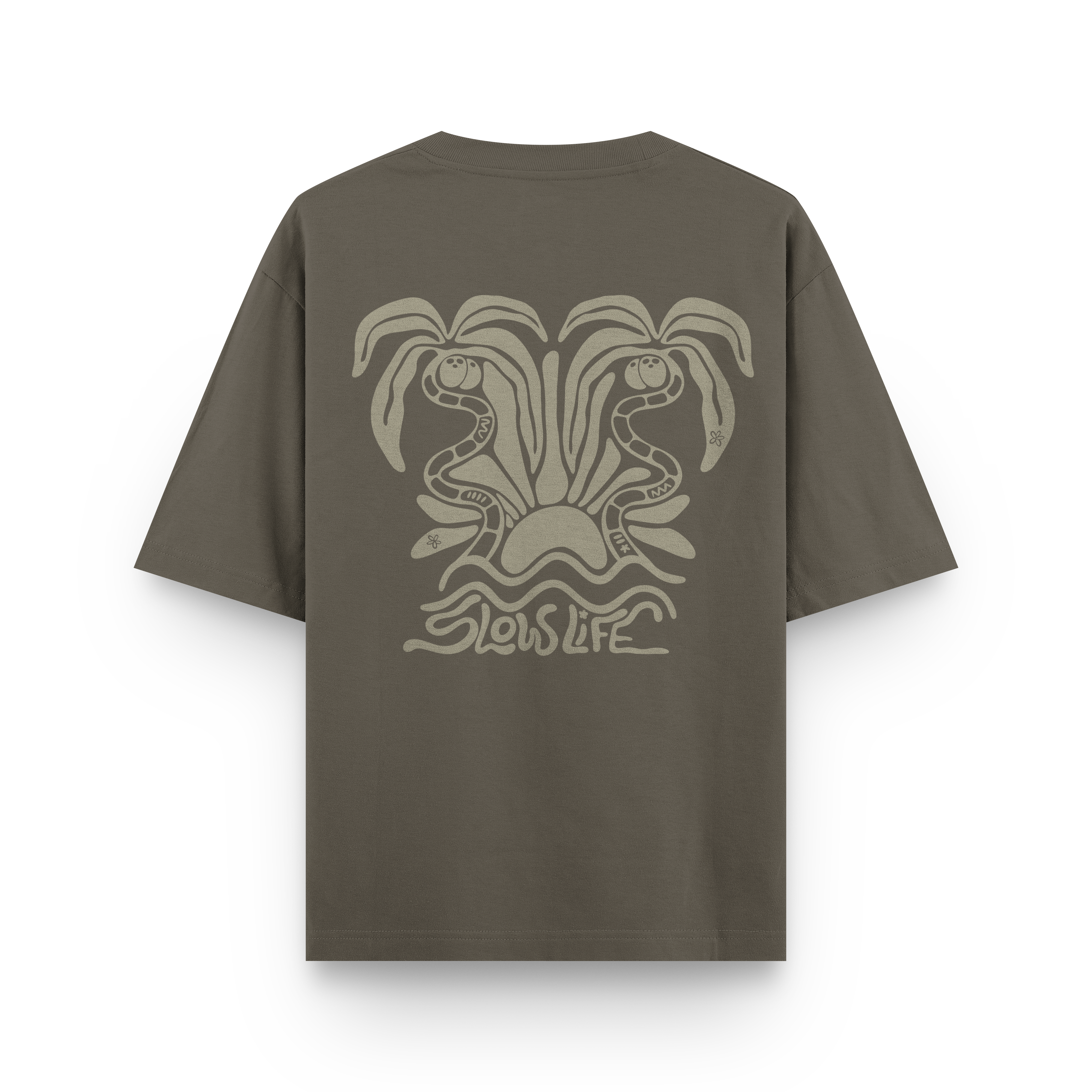 Slow Life T-Shirt Oversized