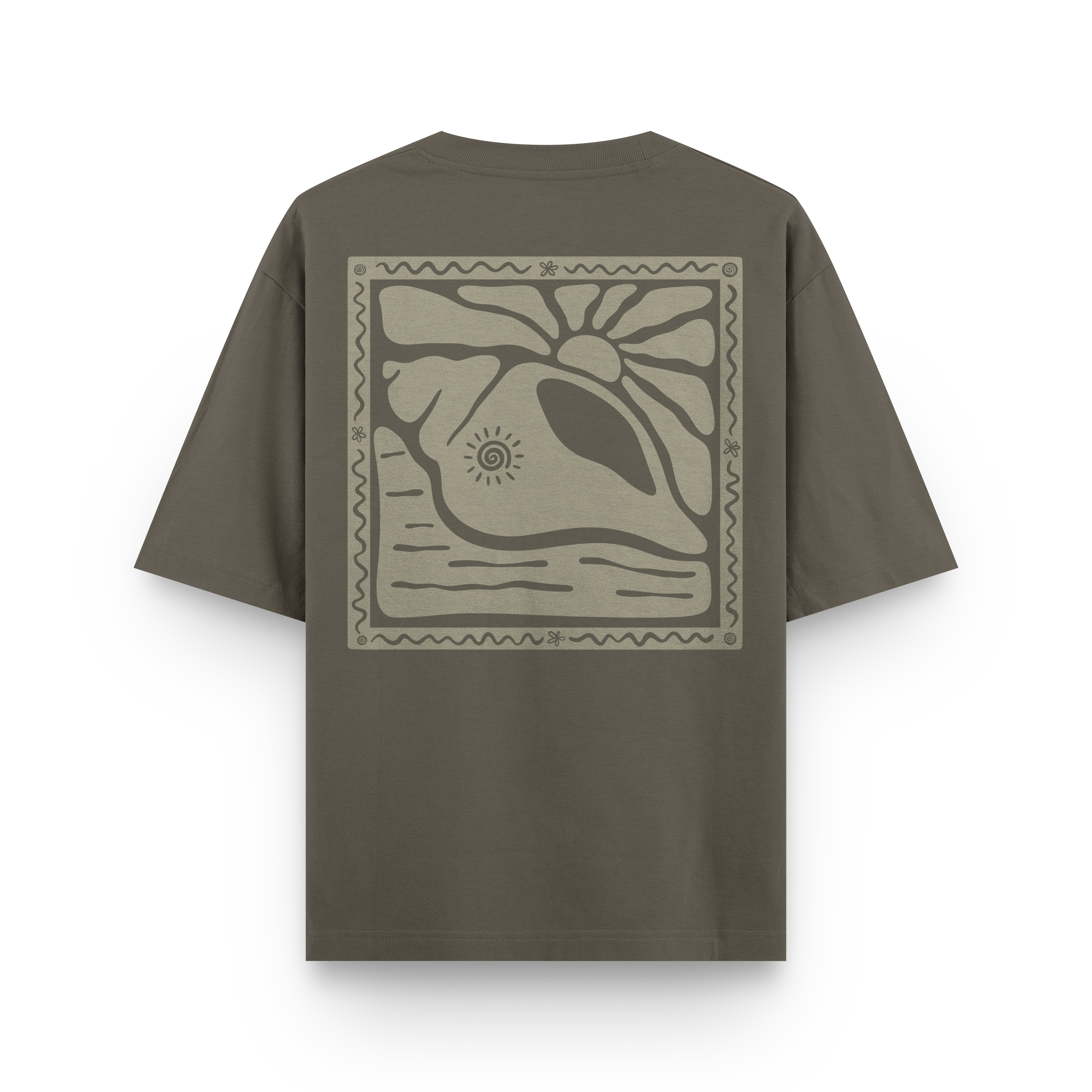 Sunny Seashell T-Shirt Oversized