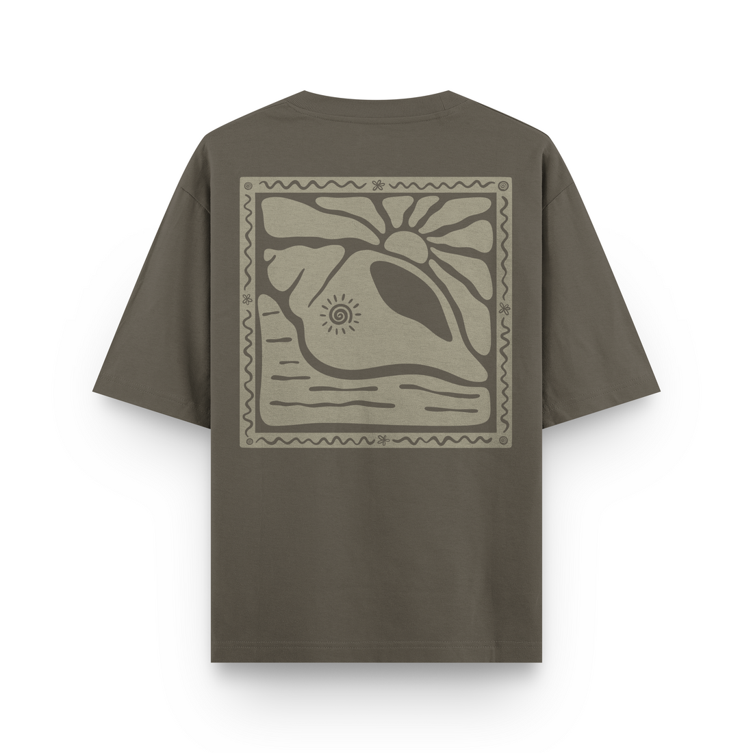 Sunny Seashell T-Shirt Oversized