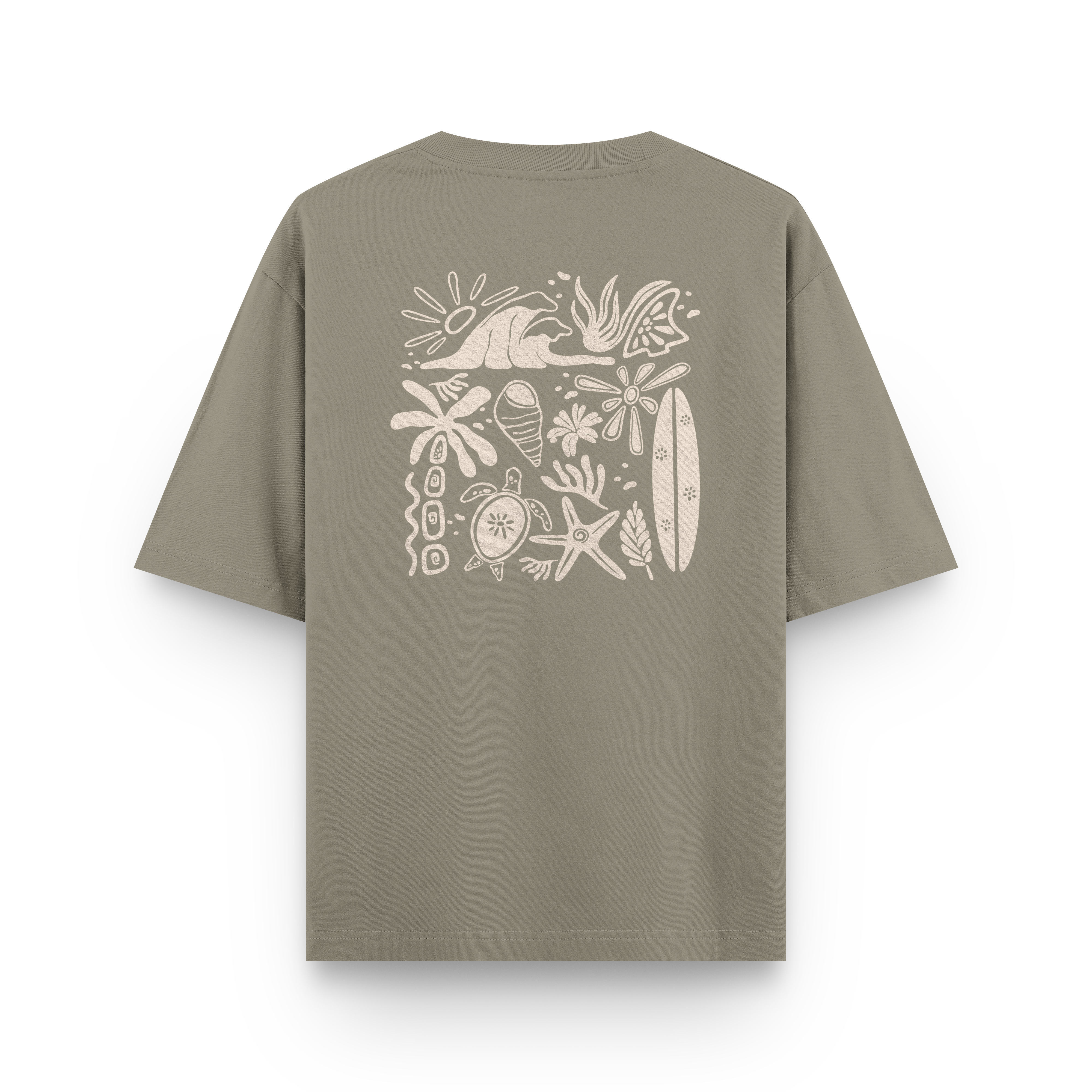Beachy Vibes Oversized T-Shirt