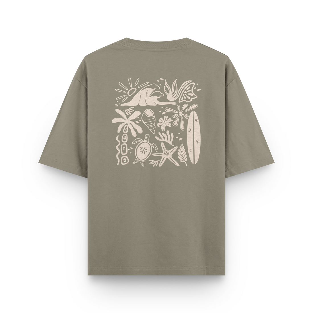 Beachy Vibes Oversized T-Shirt