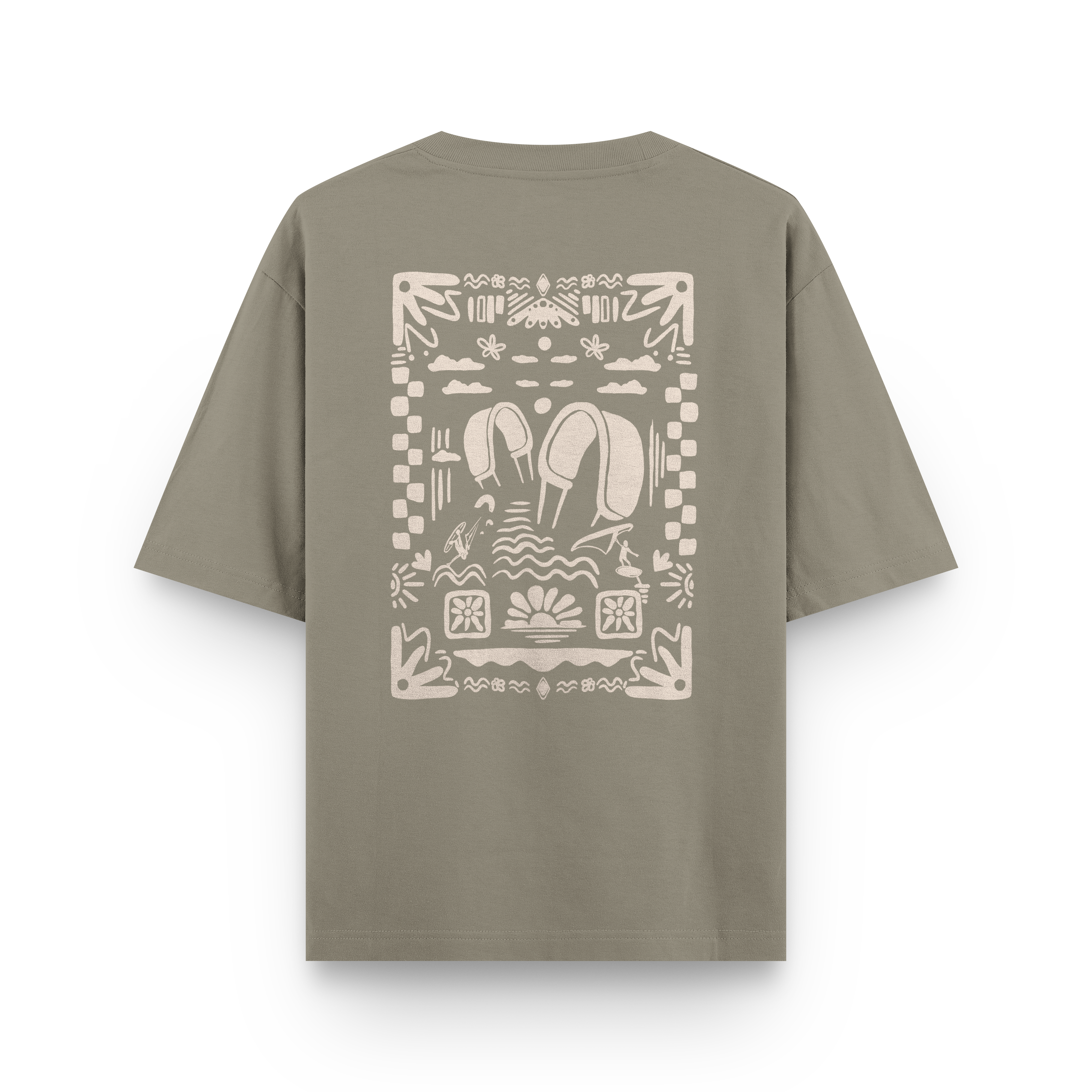 Boho Beach T-Shirt Oversized