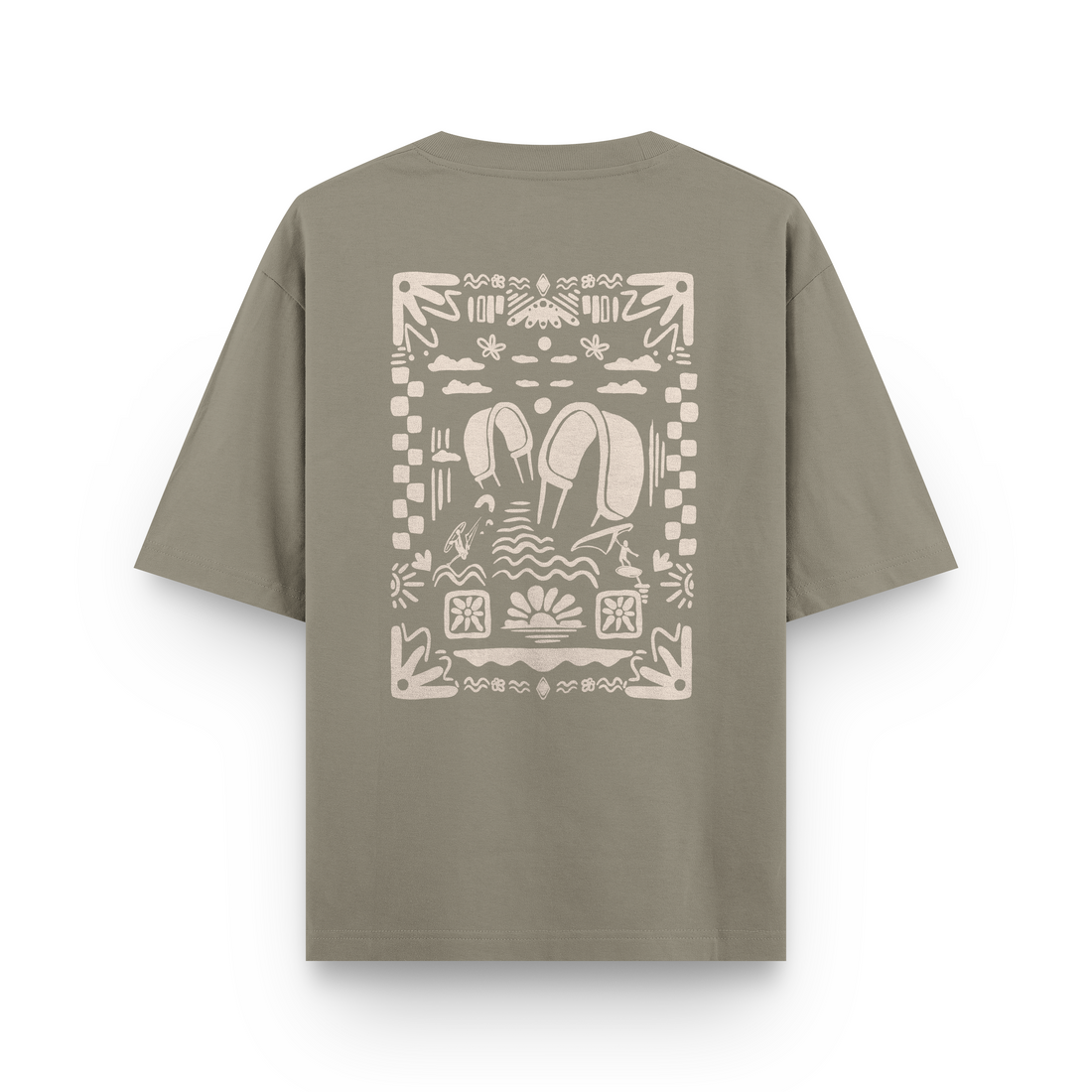 Boho Beach T-Shirt Oversized