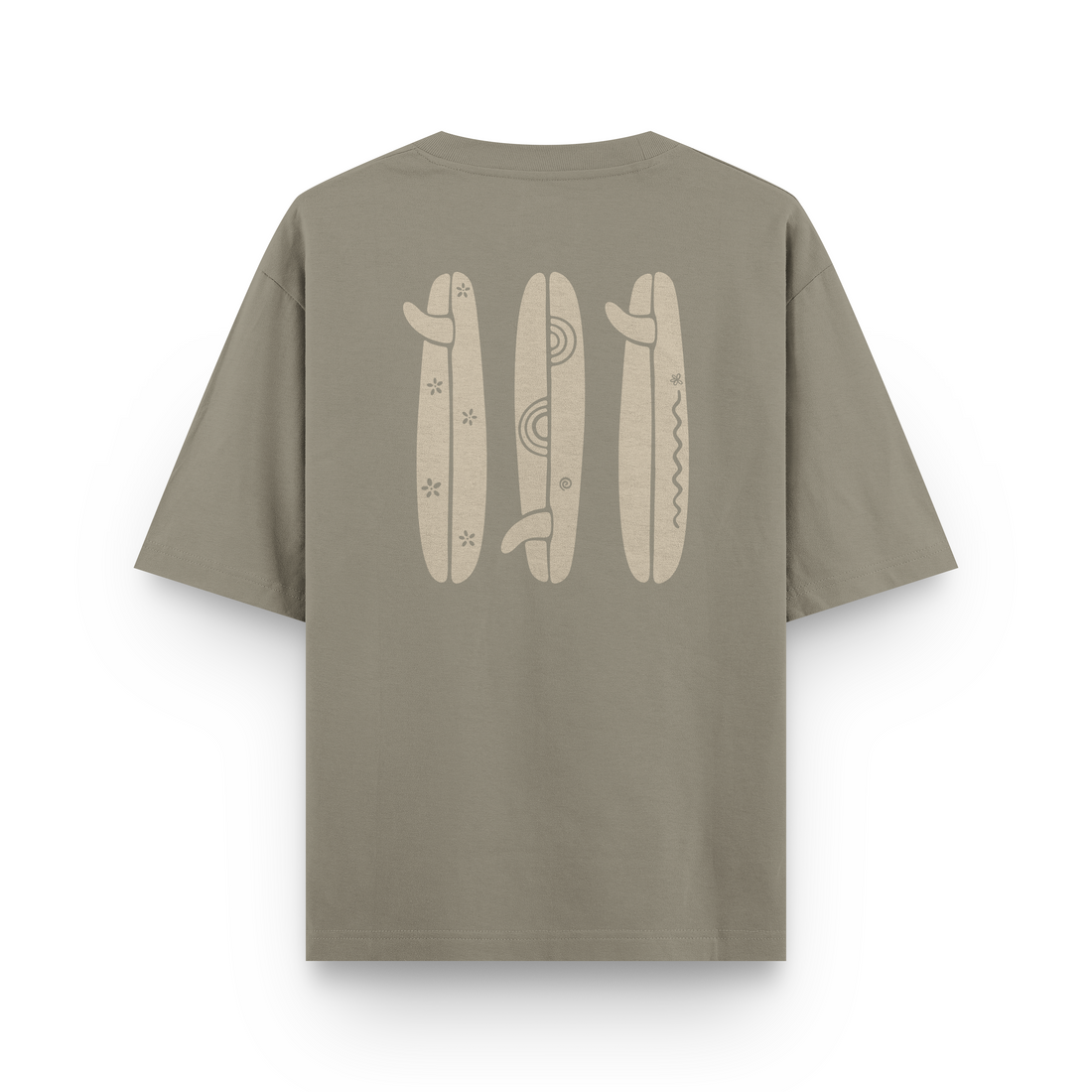 Boho Surfboard T-Shirt Oversized