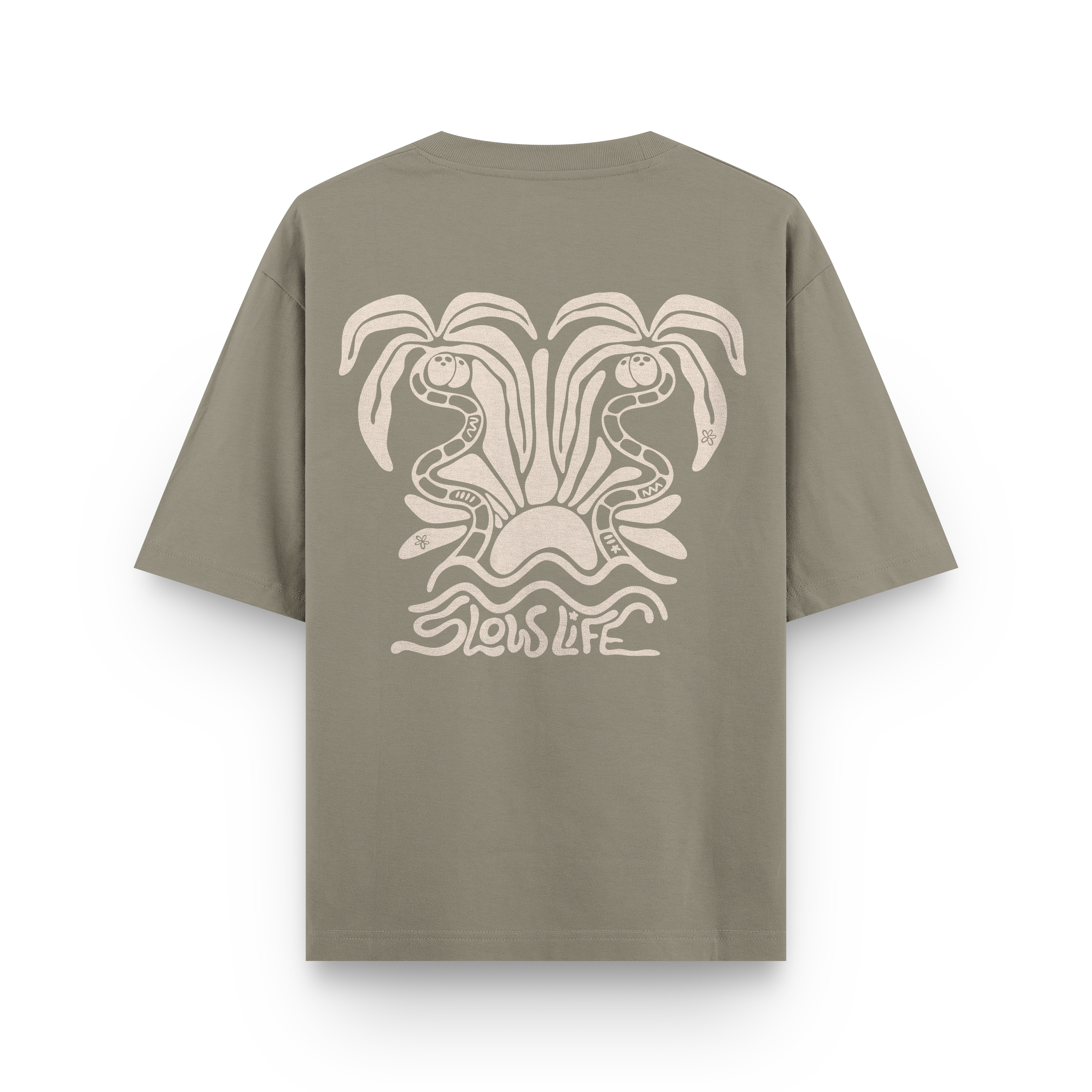 Slow Life T-Shirt Oversized