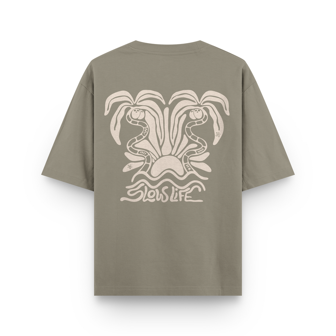 Slow Life T-Shirt Oversized