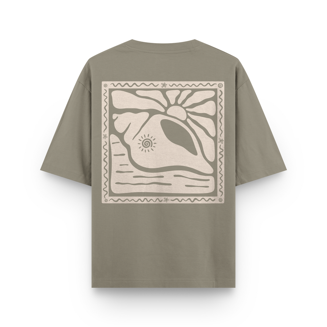 Sunny Seashell T-Shirt Oversized