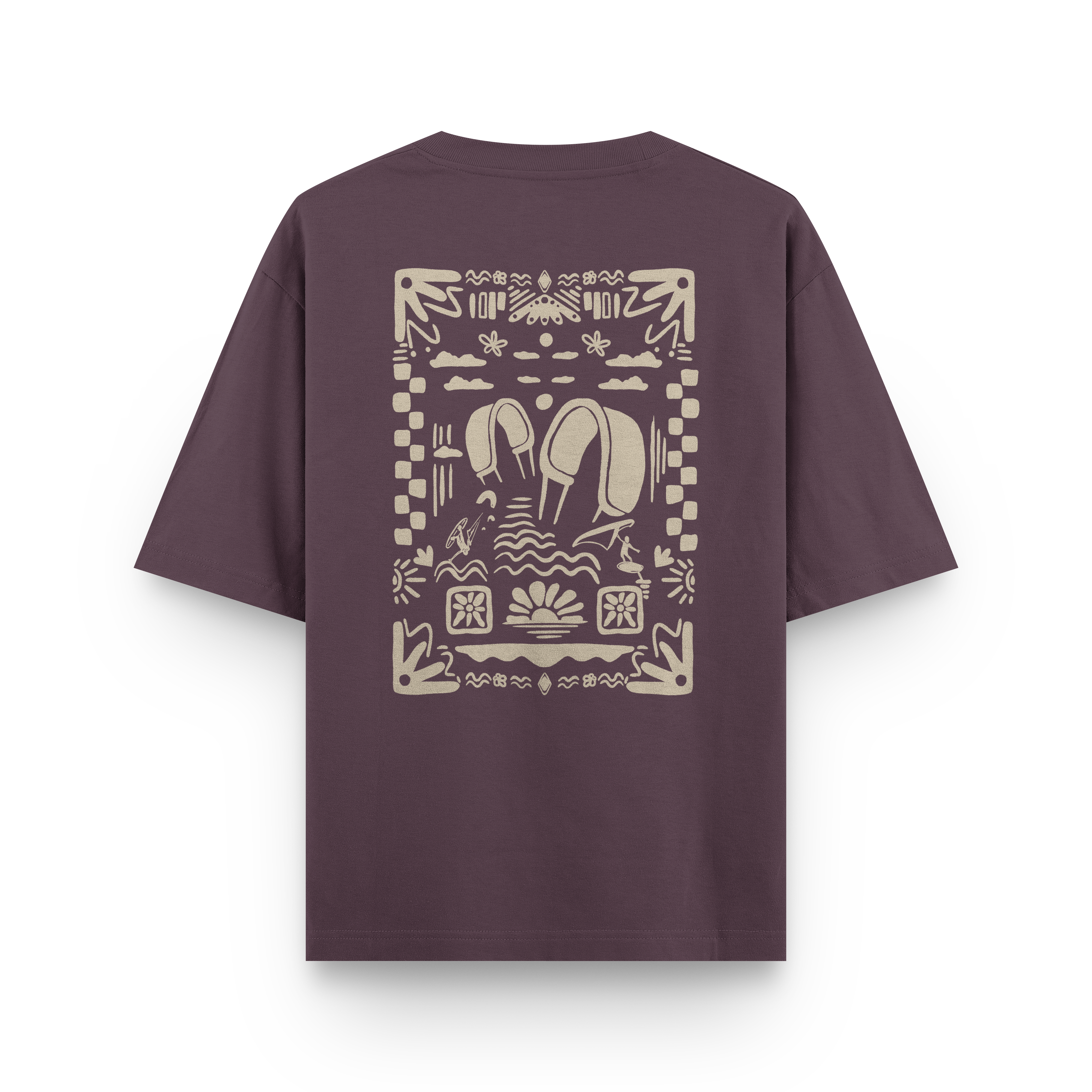 Boho Beach T-Shirt Oversized